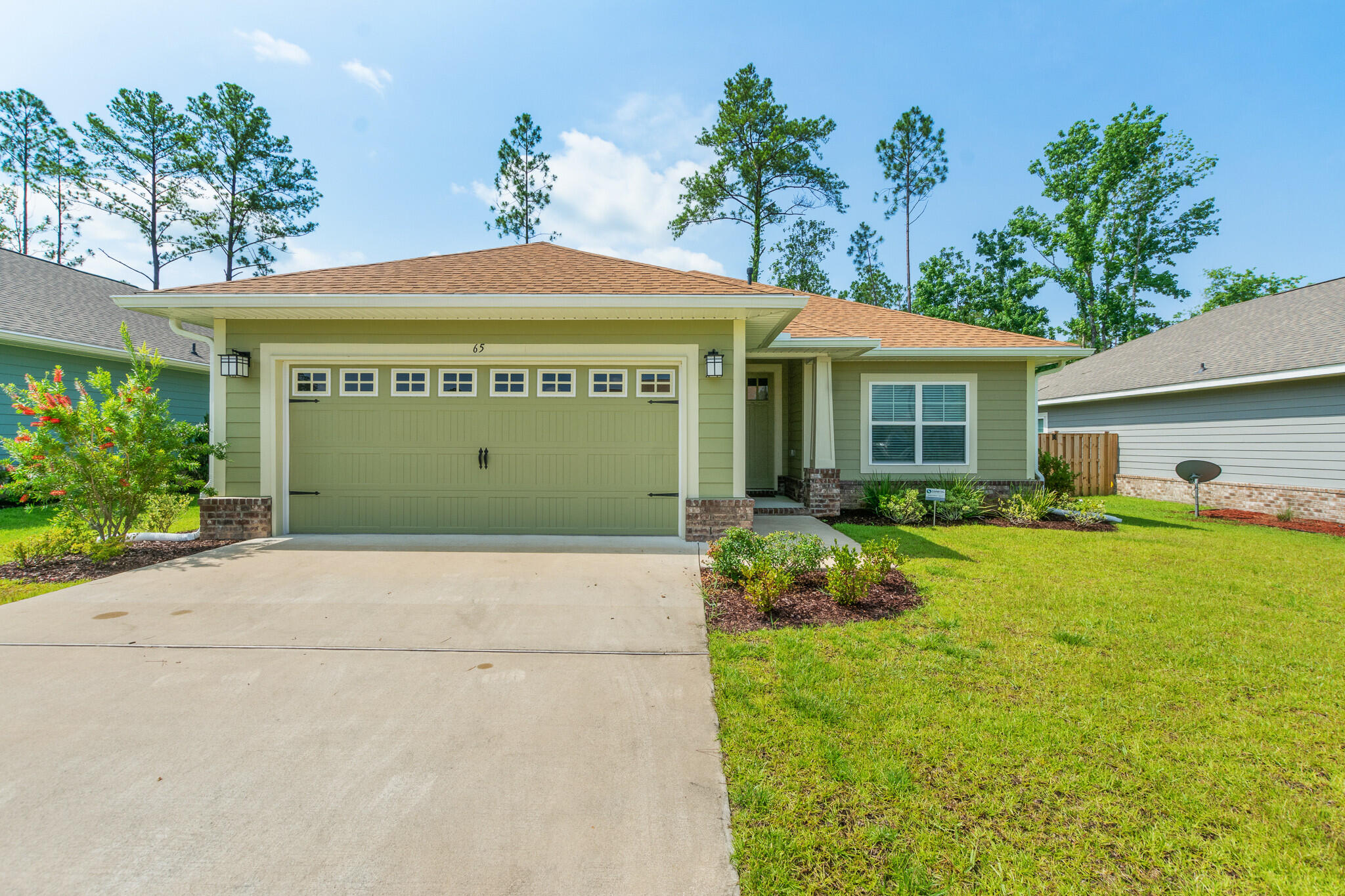 Welcome to Lafayette Creek Landing in Freeport, Florida. Professional Lawn and pest control is included with the rent. Our home is located 20 minutes from the nearest beach access on Hwy 30A and is conveniently located behind Publix on Hwy 331. The home was built in 2019 and is in like-new condition. Lafayette Creek Landing is a gated community with great amenities including a pool, water access to launch kayaks and paddle boards (on Lafayette Creek with access to LaGrange Bayou and Choctawhatchee Bay), community events and a fitness center. The home is equipped with a washer and dryer. The home is located within a HOA so boats and trailers cannot be parked on the property. Lawn care and pest control is included with the rent.