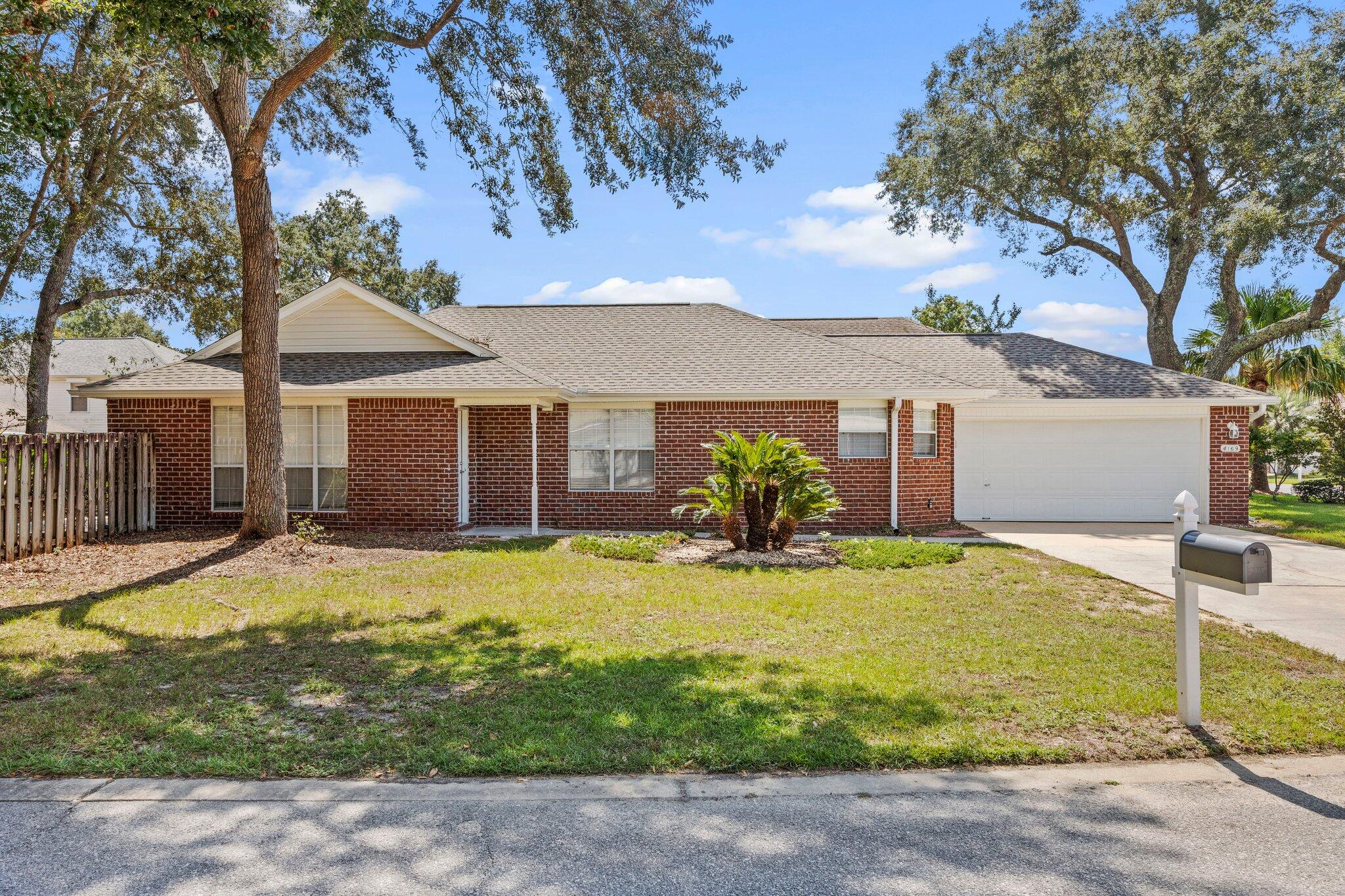 Nestled in the privacy of Bluewater Bay with incredible convenience to the Niceville Marina sits this 3bd/2ba corner lot home. With an open concept and large windows, this ranch style home is flooded with natural light and views of large oak trees and Spanish moss that line the marina. LVP, tile, and brand-new carpet accent this space and give it a fresh and inviting feel. There's no need to drive to dinner or a night out for live weekend music when you can leisurely access Schooners, the local oyster bar and beach park that's located just over 0.1 miles from the house. This is a rare opportunity to rent a home in Magnolia Forest, act fast before it's gone