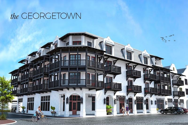 Rosemary Beach, The Georgetown - Residential