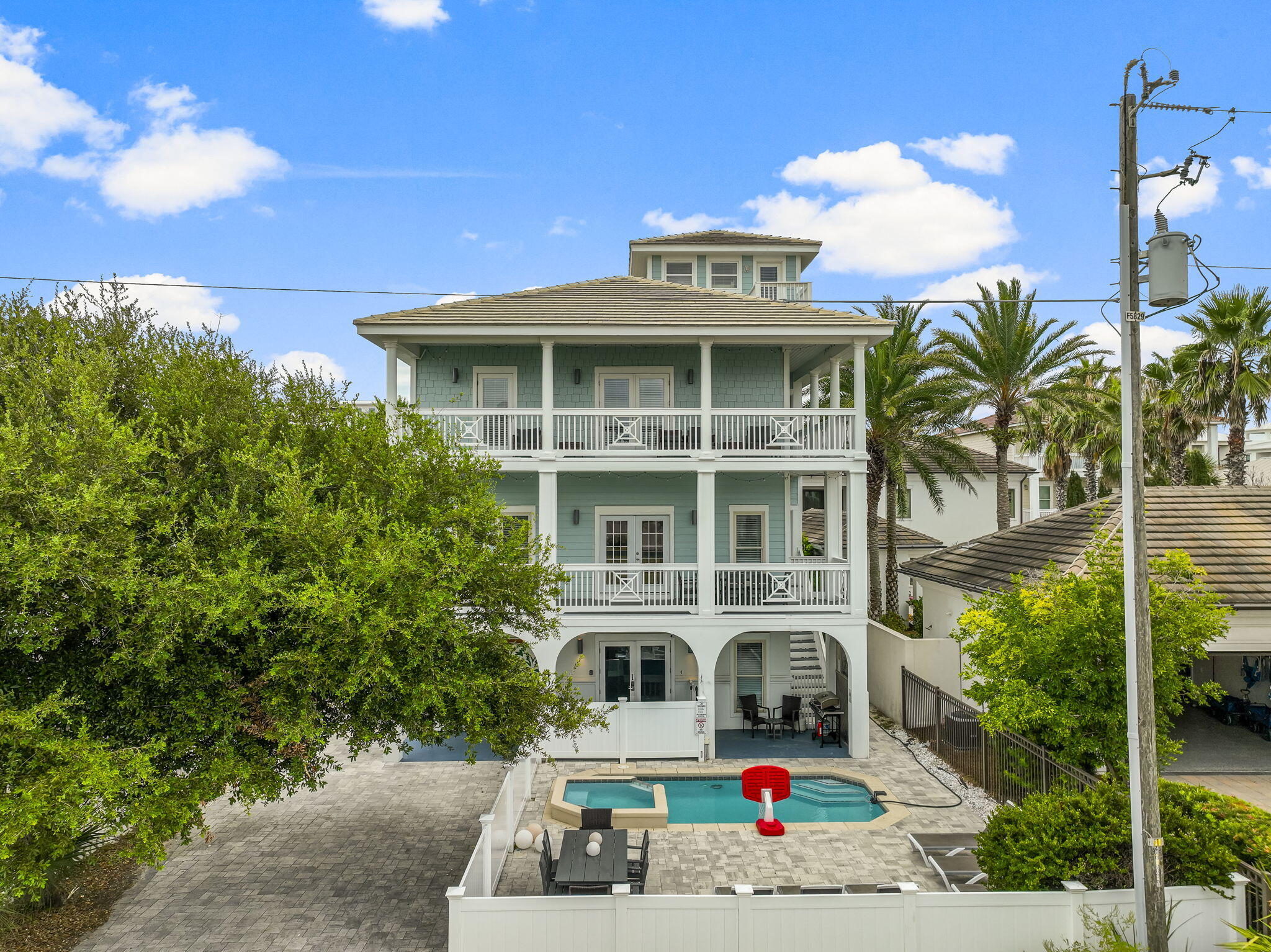 SELLER IS TAKING BACK UP OFFERS

**ASK ABOUT CREATIVE OPTION**

A stunning 8bd, 7bath coastal retreat nestled in desired Frangista Beach.  Recently renovated, this 4,588 sq ft beauty is a short walk to the sugar-white sands and offers an exceptional blend of luxury and comfort.


Designed w large groups in mind, features five king suites with private baths, game room, spacious bunk room, two laundry rooms and top floor queen loft, all fully furnished and turnkey. The home's rental potential is unmatched, with projected gross over $360K annually.......... Outdoor living is a dream with a private pool, cozy fire pit, and beautifully landscaped yard.  Minutes from favorite local restaurants and premier shopping, this home is an incredible opportunity for those seeking a lucrative rental investment or personal getaway