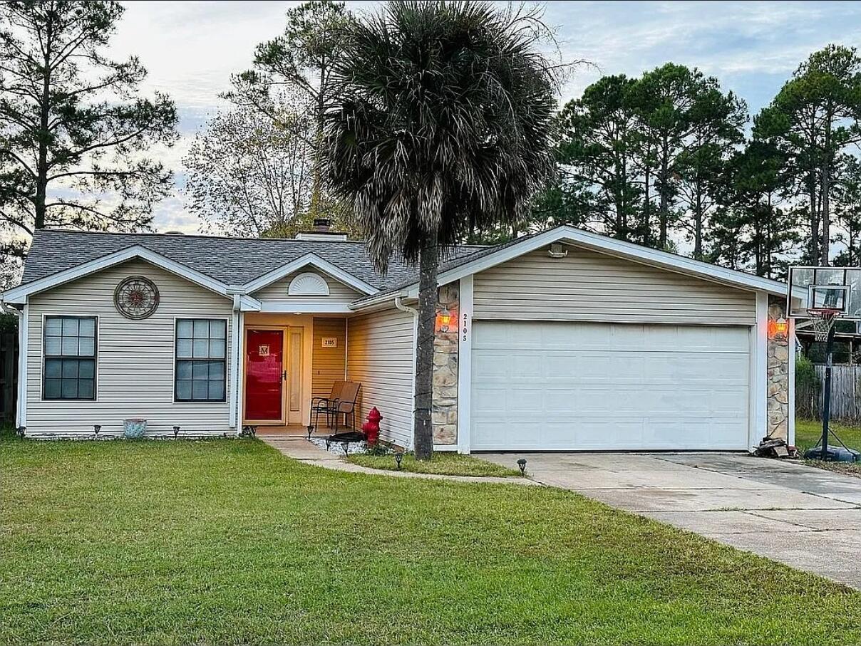 On approximately half an acre, sits this 4 bedroom 2 bath home ready for you to build your own oasis. The master bedroom boasts approx. 400 SF and has french doors opening up to the huge fully fenced backyard. There is some crown molding and chair rail throughout and new LVP in the main living areas. The community of Holly by the Sea offers two pools, a fishing pier, picnic areas, exercise rooms, sauna's, and much more. The roof is 4 years old. The possibilities are endless with this property!