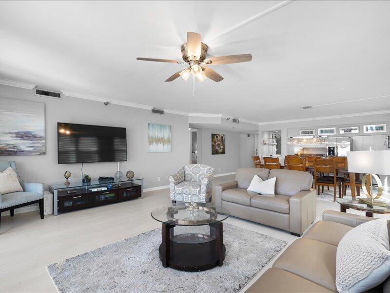 NEW PRICE!
Exceptional 3-bed, 3-bath gulf front condo in sought after Emerald Towers. This unit was recently remodeled and tastefully decorated.
 The unit is turn-key and being sold fully refurnished!
 This is an opportunity to own a piece of paradise. Make this an income producing vacation property or your second home.
 The spacious dining/living area has a built-in wet bar and direct access to the terrace, pool and the beach.
The master suite and guests rooms are spacious. The unit has it's own washer and dryer.
 Nestled inside this gated community, you'll enjoy the swimming pool,tennis/pickleball courts, gas grills and more. The exercise room includes a steam shower and a sauna.
 Relax and enjoy the white sandy beach and crystal clear water of the Gulf of Mexico.
Emerald Towers is in the heart of Destin It is minutes away from great food, shopping and entertainment.
 Emerald Towers underwent a complete restoration in 2021-2022. This included concrete repair, new walkways and balcony surface, new hand rails and paint.
 2023 Rental Income was $104,228.01was for 10 months to allow for remodel.
 Remodel included:
Luxury Vinyl Flooring
Painting
Removal of popcorn ceiling 
New ceiling fans/light fixtures
New AC Unit 2022 or 2023
New bathrooms 2022
New kitchen faucet 2023
New leather sleeper sofa and loveseat 2023
New Polywood patio furniture 2023
