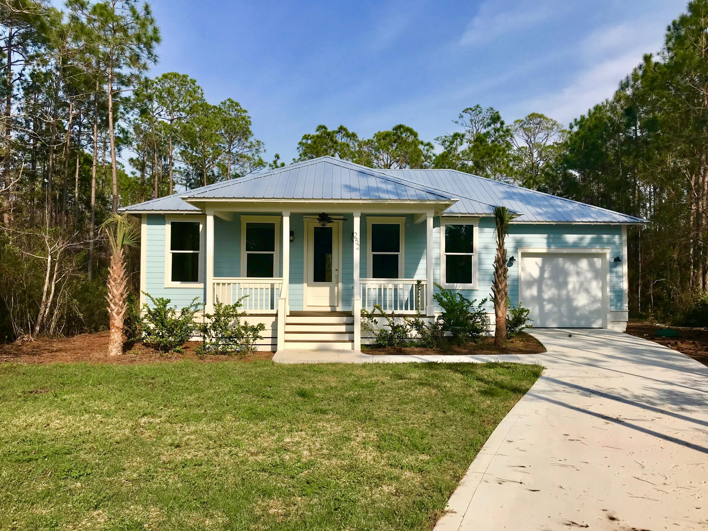 Charming, Florida cottage style home located in the heart of it all! On-trend, coastal decor meets modern and timeless in this newly built home. High end finishes include crown molding, quartz countertops, wire-brushed hardwood floors, porcelain tile, shaker style wood cabinets, recessed lighting and chrome fixtures/accessories. Master bath barn door leads to luxurious bathroom with walk-in shower, dimmable backlit mirror, water closet and walk-in closet. Open kitchen, family room and dining room concept with lots of windows letting in natural light is perfect for entertaining. Kitchen features stainless steel appliances, large island with pendant lighting and glass tiled backsplash. Convenient location near Sacred Heart Hospital, Grand Blvd and Sandestin. Buyer to verify all dimensions.