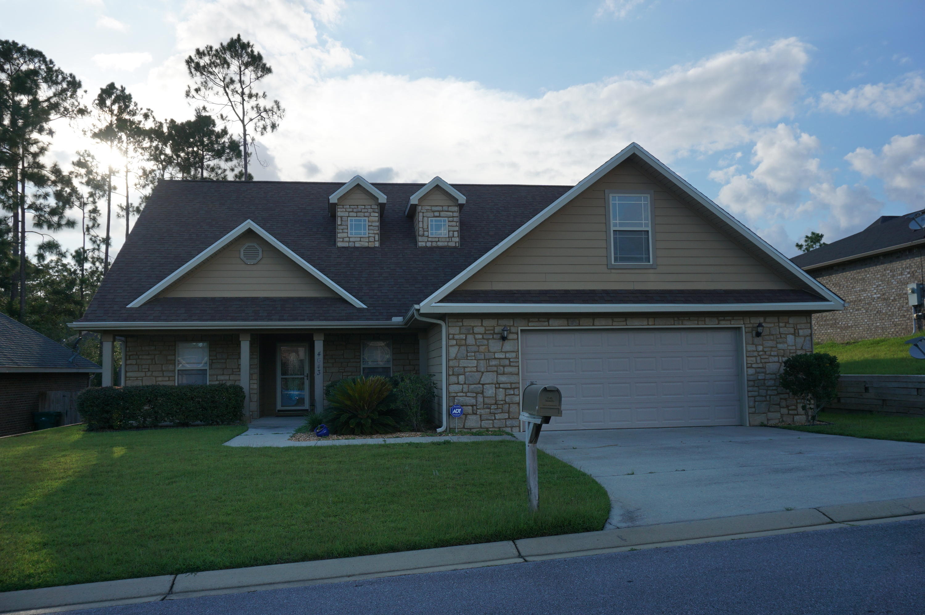 Available 02/15/2019....Fabulous 5/3 floor plan in South Crestview that is a true beauty. Step into this spacious home with plenty of living space. Home features a formal dining room, open concept floor plan, eat in kitchen area, breakfast bar, 2 bedrooms and the master bedroom on the main floor. There are 2 additional bedrooms and a living space upstairs as well. Ceramic tile, laminate wood floors and carpet throughout the entire house. The kitchen has plenty of cabinet space, granite counters, and top of the line stainless appliances. Neutral colors throughout the home with crown molding, and archways and niches. This home features a tankless hot water heater for continuous hot water and efficiency on utility bills. Covered back patio is perfect for outdoor entertaining. No inside smoking.  Pets will be allowed with a $400 non-refundable pet fee and owner approval.