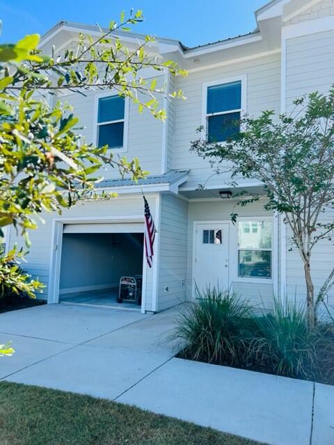 Like NEW! The owner has put so many nice upgrades in this townhome. If you are looking for a rental - Be sure to check this one out!  It is difficult to see how nice it is in the photos. It is sure to impress with its open floor plan, custom shelving in the living area, LVP floors on the first floor, and oversized screened-in patio. Large primary suite features tons of natural light, a large walk-in closet, and a double vanity sink the in en-suite bathroom. 9 foot ceilings throughout make the home feel spacious. Upgraded quiet-close garage door. Community has a pool.  Convenient to the Freeport schools, a quick trip down to the beach, all tucked away in the sought-after community of Verandas at Freeport. Schedule a showing today!
