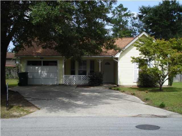 Don't miss this cute Florida Cottage in a wonderful Bluewater Bay location! Offering both a living room and a Florida room you'll have plenty of space to enjoy your favorite activities. The master bedroom has an en suite bath while the other two bedrooms share the hall bath. The eat-in kitchen opens to the living area. HVAC air handler is 2020 - compressor 2013.  Water heater is 2021.  Unsure of the age of the roof but owner thinks it is around 2013. Come take a look today!