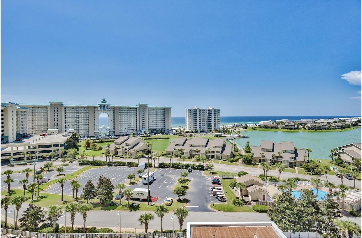 Great investment opportunity! Move in ready! Come see one of the best views in the Ariel Dunes II condominium complex. Unit 908 is a 2 bedroom, 2 bath unit with spectacular west views and only steps away from the beautiful waters of the Gulf of Mexico. Ariel Dunes II in the Seascape Resort located in South Walton offers an abundance of recreational opportunities including; multiple swimming pools, tennis courts, basketball court, pickle ball courts, fishing, and 18-hole golf course. Enjoy the on-site fitness center and grab a bite at the Cabana Cafe...Seascape's on-site restaurant.  This unit has granite countertops, stainless steel appliances and new flooring in the main living area. Enjoy the large balcony as you watch the sunset over the Emerald Waters of the Gulf of Mexico. This unit has additional storage closet perfect for beach toys, YOLO board/boogie boards, golf clubs, etc. Ariel Dunes II located in the Seascape Resort is located minutes away from Silver Sands Premier Outlets, Upscale Retail Center of Town Center located on Grand Blvd. and Sacred Heart hospital on the Emerald Coast.