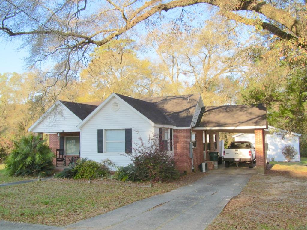 MOTIVATED SELLER.!!! 100% bank financing with NO PMI to qualified buyers!!! Maintenance free brick & vinyl. Walk or ride your bike to historic downtown Defuniak Springs. The city of Defuniak Springs was just voted the best small town in the state of Florida. You will love the refinished hardwood flooring and the updated kitchen. Seller had a custom detached over sized garage built in 2012 that seller says is worth $30,000.00. Large oaks trees. Quiet & peaceful. Property to be sold ''as is'' with right to inspect. shown by appointment. 24 hours notice please