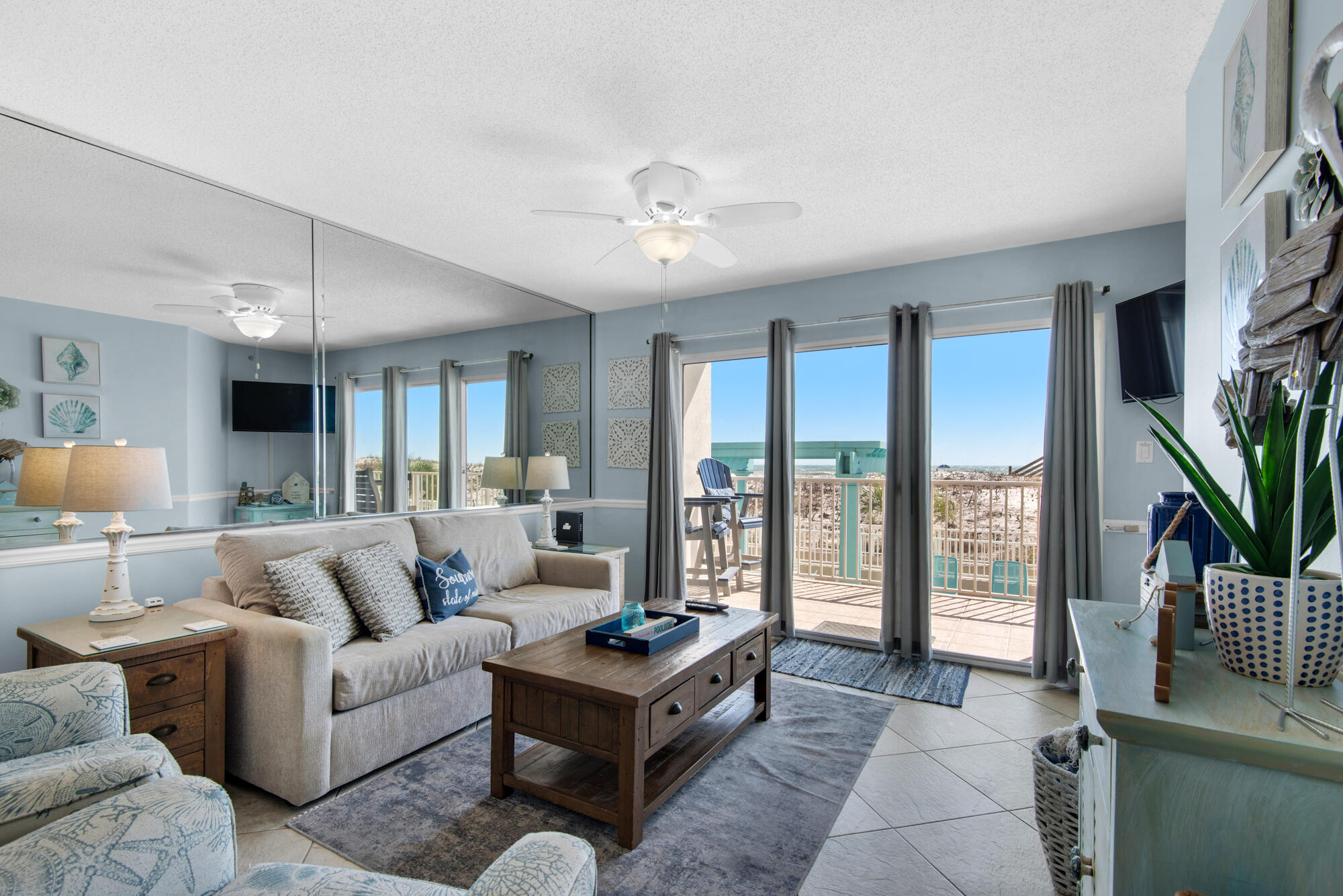 Beautifully updated 2-bedroom, 2-bath condo that lives like a 3-bedroom, featuring a separate bunk room and Gulf views, perfectly positioned on the 2nd floor of Gulf Dunes. Strong rental potential with $32,000 already on the books for 2026, offering immediate income to a new owner.

The Gulf-front primary bedroom offers sliding glass doors that open to the private balcony, plus an ensuite bath with double vanities and a tub/shower combo. Additional upgrades include new furnishings and décor, new washer and dryer, LVP flooring, custom built-in bunks, new Polywood patio furniture, and fresh paint throughout.

With sleeping accommodations for 8-10 guests, this condo is an excellent rental or investment opportunity. Rental History...2026 $31,283 on the books. 2025 $57,817 2024 $53.402. Gulf Dunes provides incredible conveniencejust steps from local shops and restaurantsand offers fantastic amenities including two Gulf-front pools, tennis courts, and grill/picnic areas. Enjoy easy beachfront access and stunning views in one of the area's most desirable communities.
