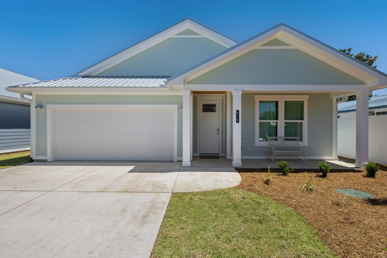 CURRENTLY UNDER CONTRACT, SELLER WILL CONSIDER BACKUP OFFERS--Your beachside retreat awaits -- and it comes fully furnished and ready for short-term rental! Tucked away on a peaceful street in the highly desirable West End of Panama City Beach, this stunning 3-bedroom, 2.5-bath home blends modern style with an easy coastal lifestyle, all just minutes from the sugar-white sands of the Gulf and the vibrant 30A corridor.
Step inside to soaring 9' ceilings, sleek 8' doors, and a bright open-concept layout designed for comfort and entertaining. The chef's kitchen is a true centerpiece with quartz countertops, top-of-the-line stainless appliances, a pot filler, vented hood, soft-close cabinetry, drawer microwave, and a spacious island perfect for gathering after a beach day.