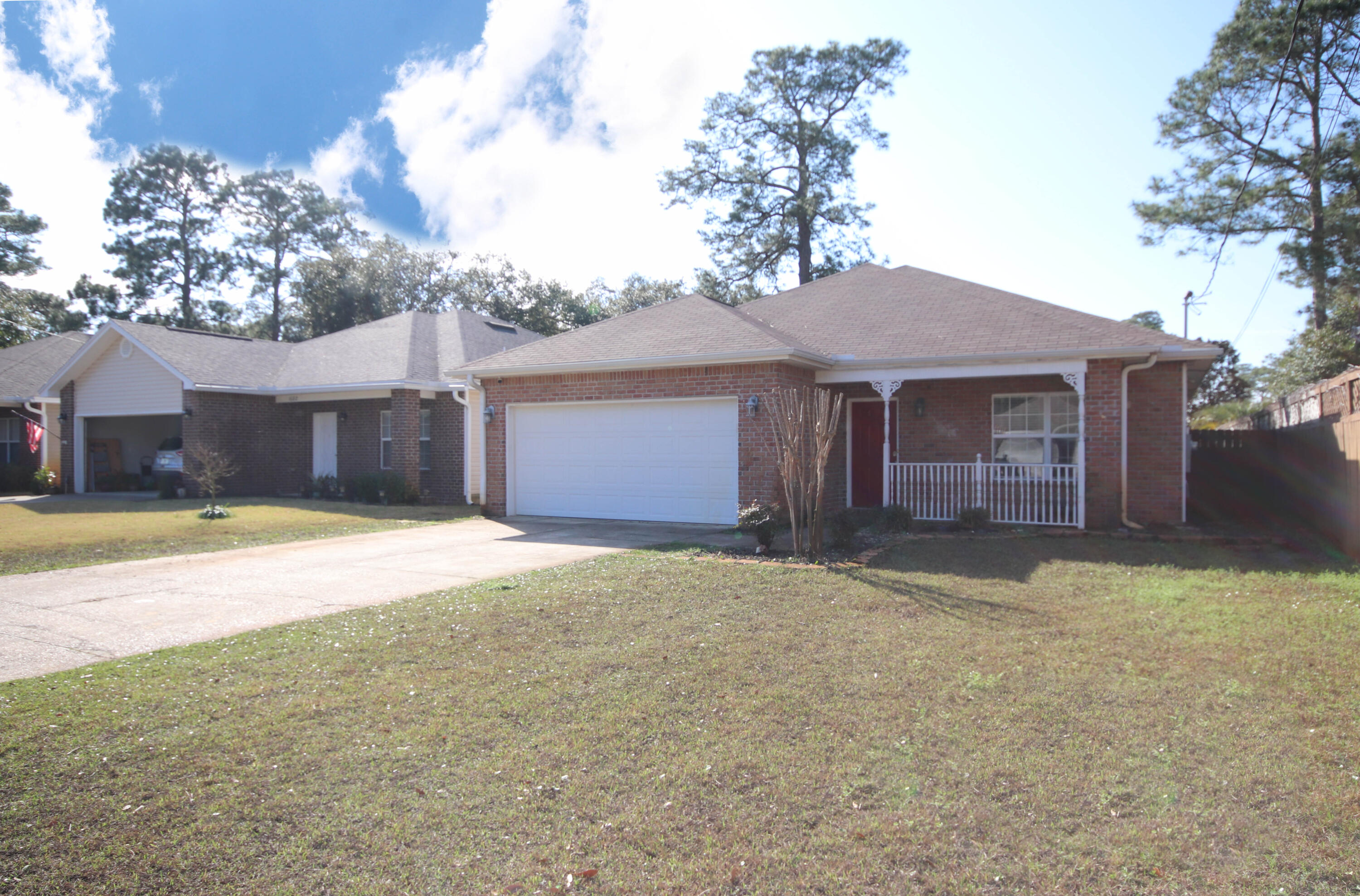 Three bedroom two bath home in central Niceville. Open floor plan. Living area has wood look tile flooring and is open to the kitchen and dining area. Kitchen has plenty of  cabinets, counter top space, pantry, breakfast bar and stainless appliances.  Common areas freshly painted. Primary suite overlooks the backyard, large ensuite bath with dual vanities and walk in closet. Backyard oasis  includes  an above ground pool, custom decking and firepit area. Screened patio and two car garage complete the package.  Pets are subject to owner approval  and will require a non refundable pet fee. Any person 18 years old or older must complete an application. Lease requires renters insurance.  This is a no smoking/vaping property. Call to schedule a tour