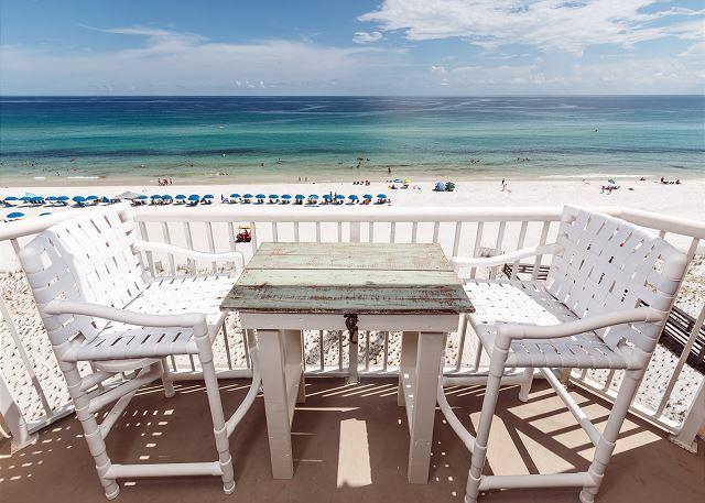 Enjoy an unlimited Gulf and Coastline view from the 7th floor of this beautifully renovated studio condo. This rental income powerhouse produces more than $30,000 in annual income! The renovated kitchen features beautiful cabinetry, stainless steel appliances and granite counter-tops and back-splash. The remodeled bathroom has an incredible fully tiled walk-in shower. This condo boasts a king sized bed, desk/office, dining table and a large balcony with amazing Gulf views and breezes  the perfect location for dolphins play in the gulf and viewing the sunset. The Islander Beach Resort offers a huge swimming pool, BBQ grills, picnic area, fitness center, meeting room, shuffle board, and dune walkover to the beach. *Buyer to verify all information*