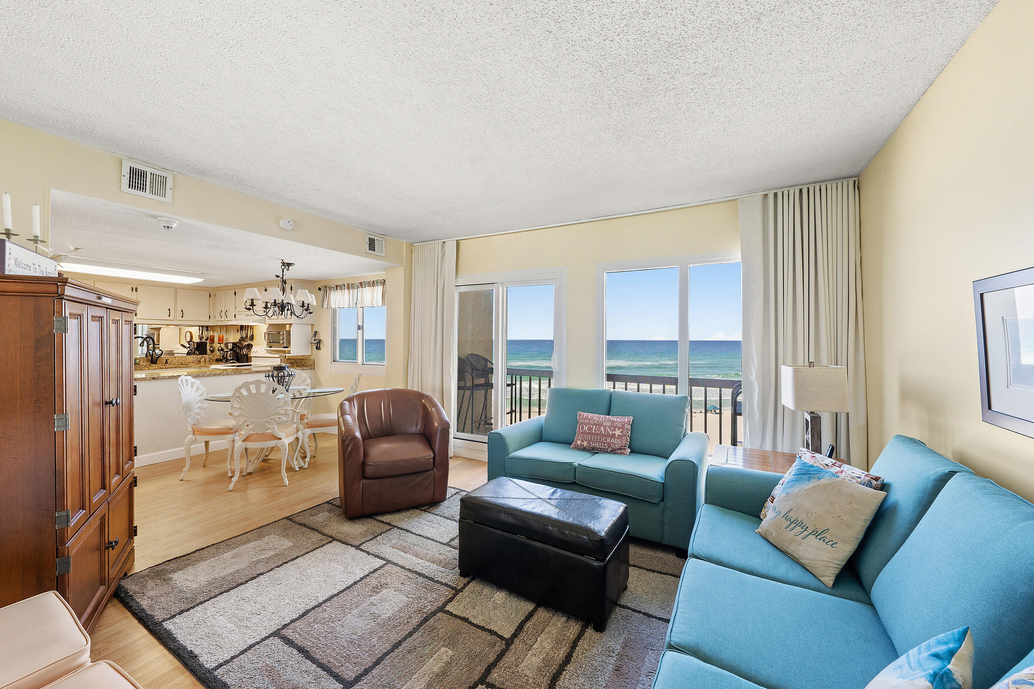 CURRENTLY UNDER CONTRACT.  SELLERS ACCEPTING BACK UP OFFERS.  Beautiful 2 bedroom/2 bath unit with a great view of the Gulf.