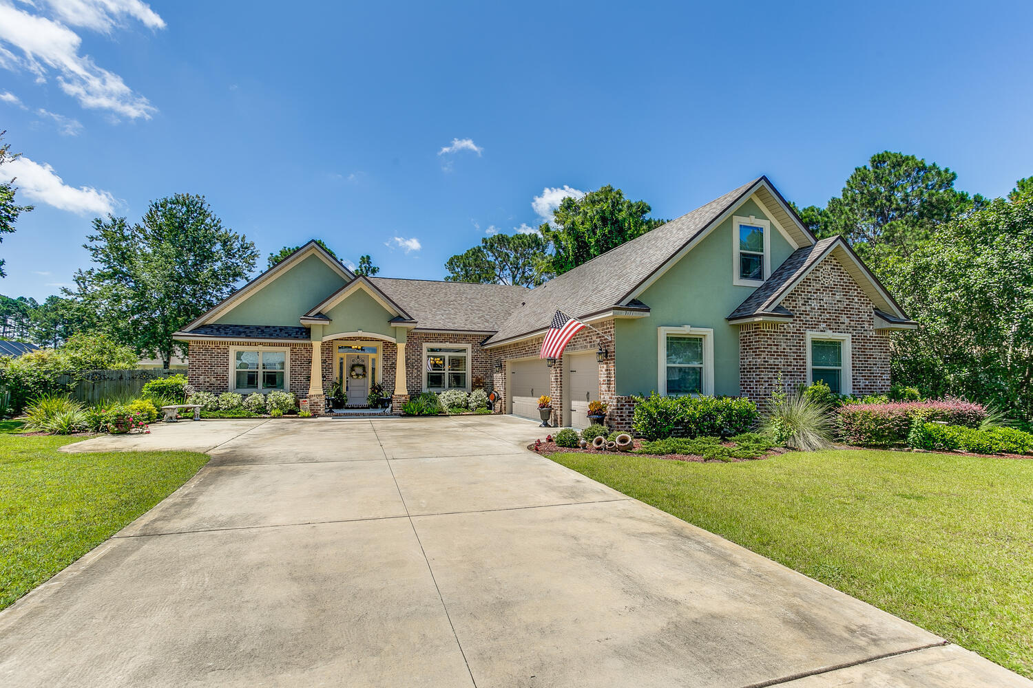 Looking for Elegance? Look No Further!  This One Owner, Executive,     P-O-O-L Home was Custom Built  in 2017 with Superior Craftsmanship and No Detail from Top to Bottom has been Overlooked ** FIVE BEDROOM / FOUR BATH PLUS AN OFFICE! **  This Home was Designed to Entertain with the Kitchen & Outdoor Grand Veranda Being the Heart of the Home ** REAL Travertine Tile Flooring ** Triple Crown Tray Ceilings in Almost Every Room ** HUGE Breakfast Bar that can Seat Up to TEN People!! Custom Cabinets, Upgraded Appliances, Large Center Island, Pantry ** Breakfast Area AND Formal Dining ** The Bonus Room Above the Garage (5th Bedroom) is Perfect for Your Teenager or College Student OR Make it a Studio or Office - So Many Options. This Space has 3 Large Closets and a Private En Suite Bath **  Great Room and Kitchen Open to the Glorious Backyard ~ Dine Al Fresco on Your Covered Patio Complete with Outdoor Fireplace, TV Hookup, and Gas Stub for a BBQ ** Cool Down in Your Own Private Salt Water Pool that is Complete with a Colored Lighting System ** Turn your Pool Red White & Blue for the 4th of July or Green, Gold & Purple for Mardi Gras!! ** Enjoy the Beautifully Landscaped Yard ** Completely Fenced ** 3 Car Attached side Entry Garage that is Deep Enough to Park Your Big Truck ** Custom Blinds Throughout** Surround Sound Speakers ** Central Vacuum System **  Rinnai Tankless Water Heater ** Walk-In Attic that is Floored for Extra Storage ** Electrical Outlets in the Soffits to Light Up your Home for the Holidays ..... And the List Goes On....Floor Plan Available