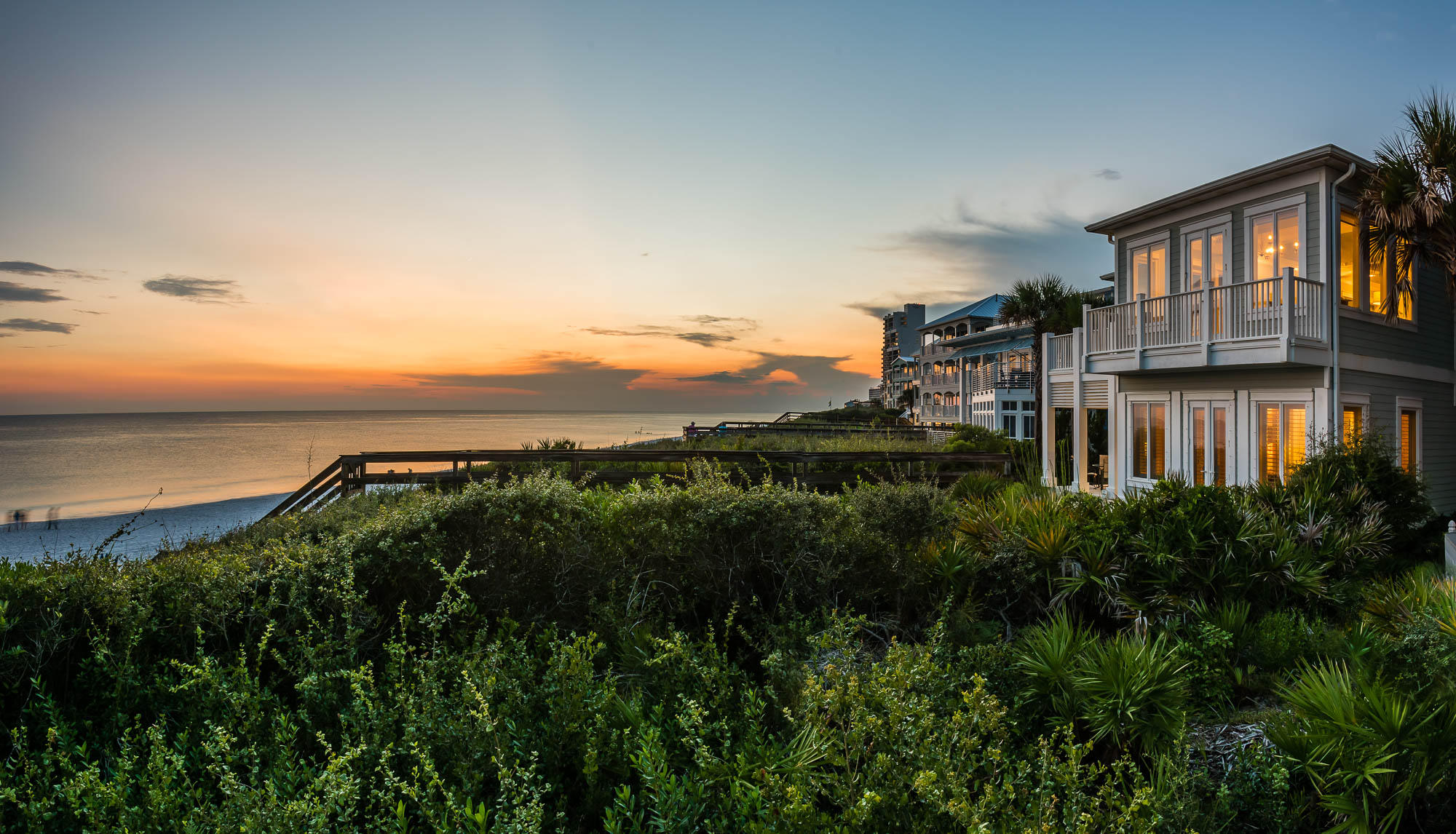 Endless View is a beautifully decorated Gulf-front retreat nestled in a quiet gated community in the heart of Seagrove, Florida. The large, open kitchen and living room area with breathtaking Gulf views is undoubtedly the focal point of the home, with ample space for a large family and friends to comfortably enjoy a getaway to the beach. This home has been impeccably maintained, and the quality of home and pride of ownership shows from the moment you step foot inside.
 
The first floor has 3 guest bedrooms with 2 Jack and Jill bathrooms with double vanities and walk in showers. There is also a large living room with TV, wet bar, and plenty of seating. Before you step out onto the Gulf front deck, there is a game room with foosball table and some additional seating. Just through the game room lies a covered porch and private beach walkover, the ultimate gateway to the tranquilizing sugar white sand that South Walton beaches are famous for.

Upon ascending to the second floor, Gulf views instantly meet the eyes and captivate the soul. The spacious kitchen is perfect for large meal preparation with abundant storage and counter space. The dining area, living room, and card tables all flow together to create an idyllic gathering area for the entire family, complete with Gulf views, gas fireplace, and two Gulf front porches. The master bedroom is situated directly off of the living room area with excellent Gulf views and a large bath with jetted tub and steam shower.

This wonderful residence also has a private, heated pool, a carriage house with a full kitchen, full bath, 1 bedroom, and twin bunks, a large 2 car garage, and plenty more features to check all of the boxes for a buyer in search of a 2nd home or primary residence. For the investor, this home is an established vacation rental with a great track record of steady income. Home is offered fully furnished with a few minor exclusions.