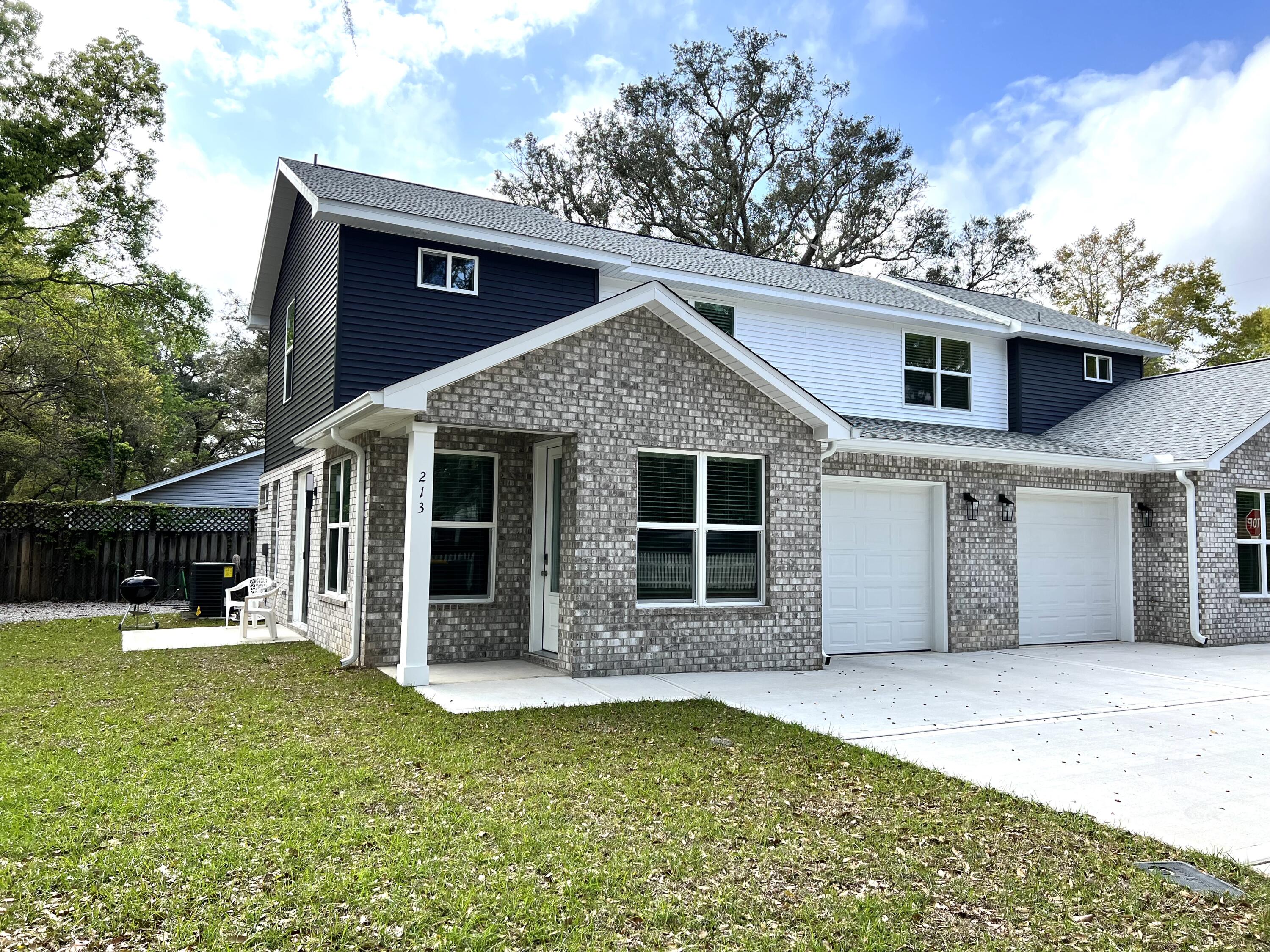 BRAND NEW FULLY FURNISHED!! 6 MONTH TO ONE YEAR available lease terms! This fully furnished 2/2 townhome will offer all you need. Located in a convenient central Niceville location to Eglin AFB, Northwest FL State College, EOD School and the beautiful Emerald Coast Beaches.  This unit features an open floor plan bathed in an abundance of natural light. Kitchen is fully equipped with beautiful granite counter tops, new stainless appliances and plenty of storage. Up the extra wide staircase you will find 2 large bedrooms, one with king sized bed and the other with 2 twin beds. There is even a fold out queen sofa bed for extra guest!  Both bathrooms feature a walk in shower. Beautiful tiled flooring throughout for easy care. Full sized stacked washer & dryer for your laundry needs. The oversized garage convenient for extra storage. Internet service and lawn care included in monthly rent. Sorry NO pets and NO smoking allowed. Any person 18 years or older must apply separately. Tenants required to carry Renter's Liability Insurance.