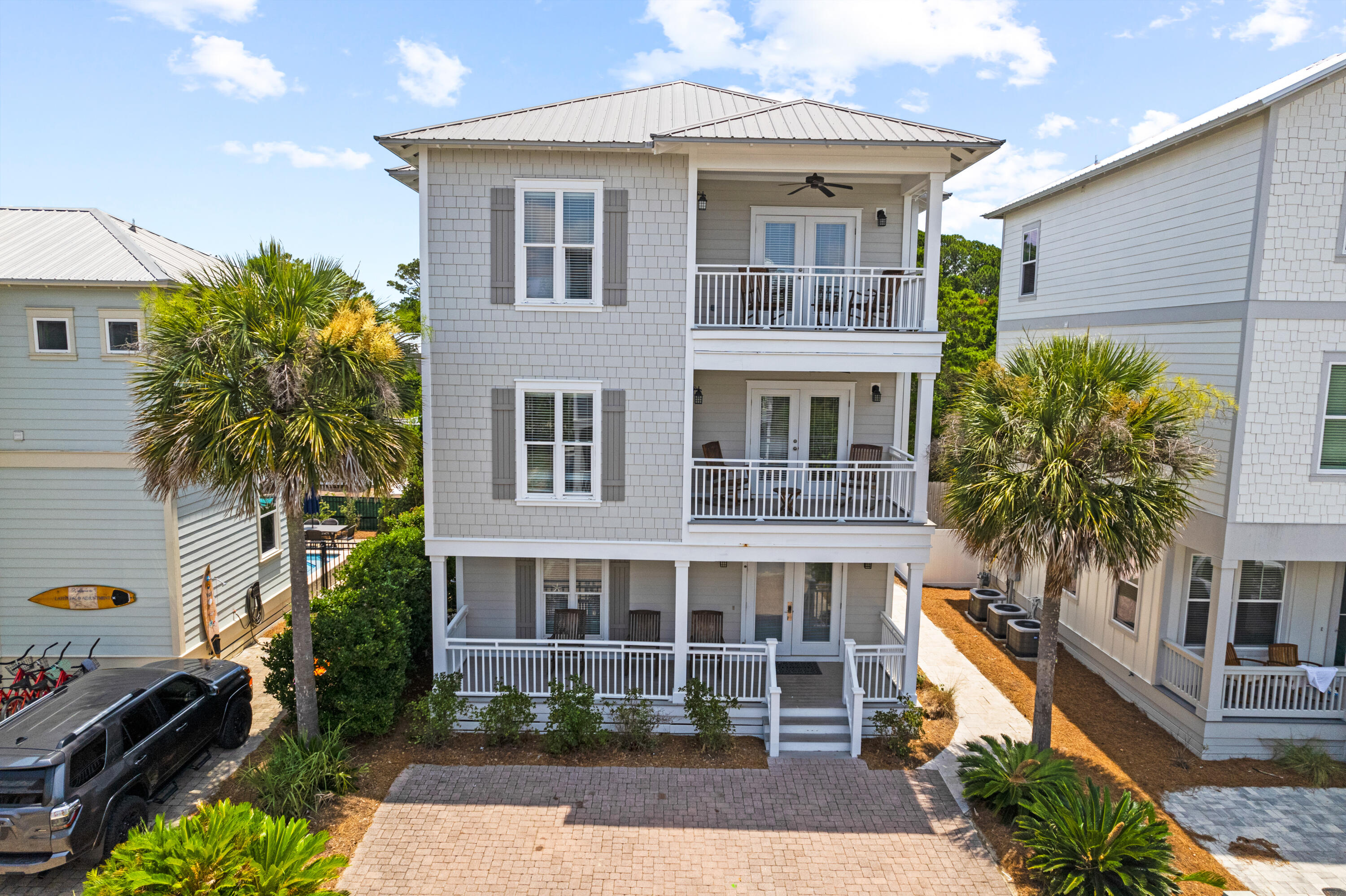 An incredible opportunity to own an oversized DOUBLE lot with PRIVATE POOL and SPA  just off of 30A near Gulf Place! This 4 bedroom, 4 ½ bathroom is a proven rental income generator with over $100,000 in annual income history, with $86K already on the books for 2022. Properties of this size are extremely rare this close to the beach, and the owners have turned this backyard into an ultimate private pool side paradise. Inside the home, you will be greeted with new furnishings and an updated kitchen. Sleeping quarters are complete with 2 Master-Suites, with each of the 4 bedrooms offering their own private full bathroom.  

From this home, you are a short stroll away from the public beach access as well as numerous restaurants and shops that make up the Gulf Place Town Center.