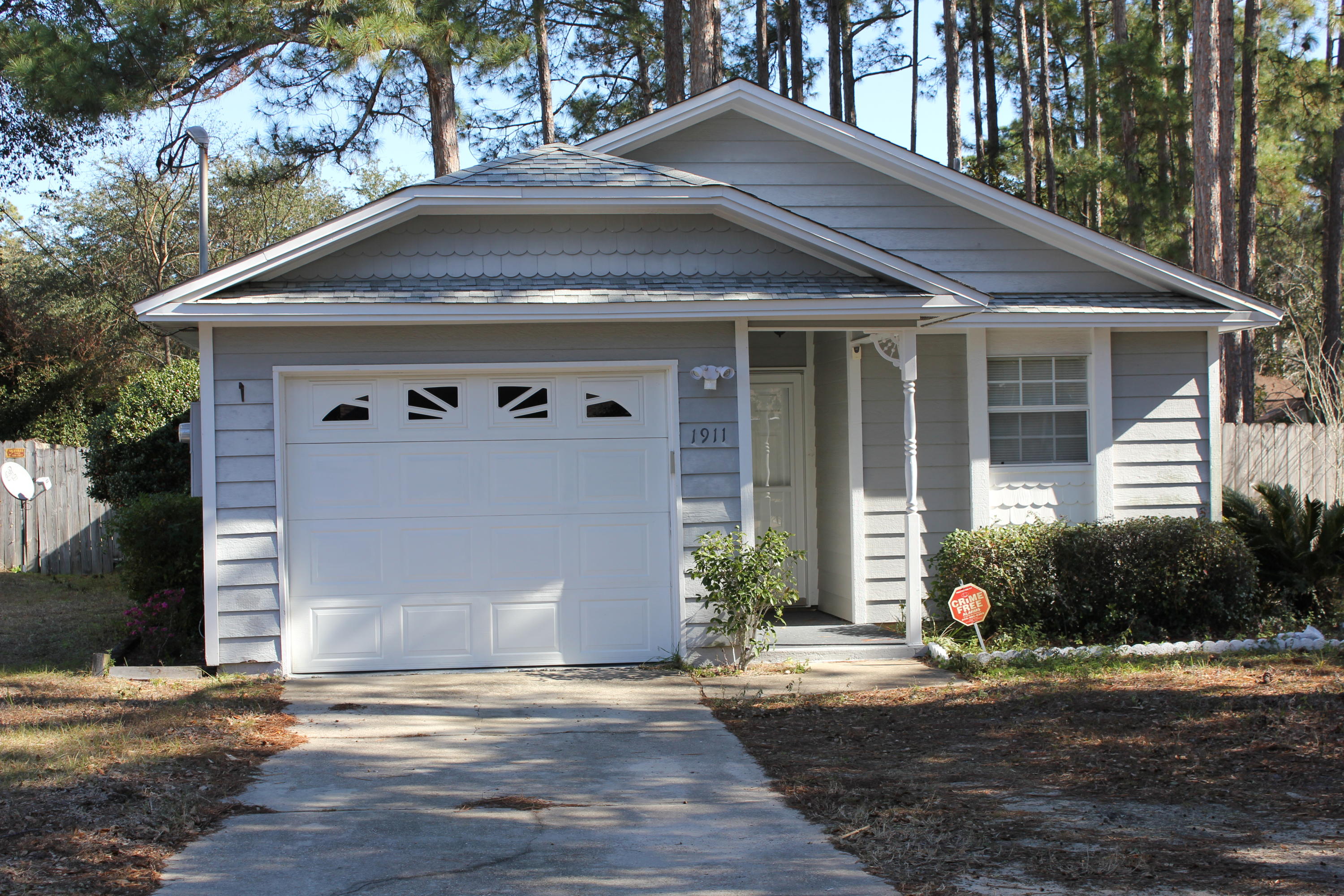 Available June 1, 2020!!!....This lovely 3 bedroom, 2 bath home is nestled on a quiet street in the heart of Niceville. The spacious interior features nice kitchen with upgraded appliances, a formal dining room, a spacious living room AND a bonus room that can be used as an office as well as three generously sized bedrooms. There are washer and dryer connections in the one car garage and plenty of closet space! The backyard is perfect for pets, children, entertaining, or simply relaxing (complete with deck and a privacy fence). There is also a yard building in the backyard for additional storage. Pets may be allowed with a non-refundable fee. No inside smoking.