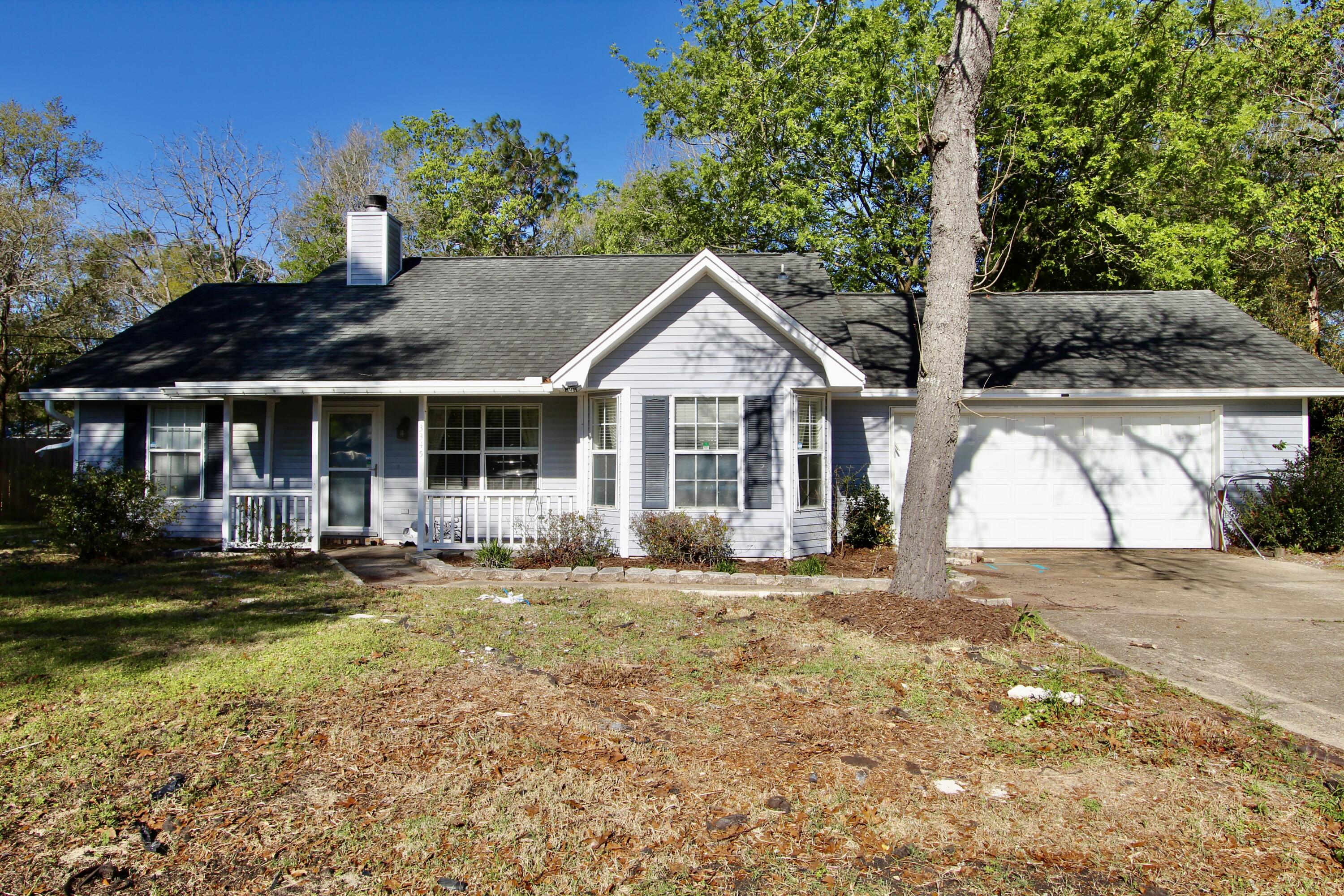This home has 3 bedrooms, 2 baths and a 2 car garage. The yard is fenced in and on almost a half acre South I10!  The living room features a fireplace with room to entertain. The master bedroom features double doors to sunroom for easy access to the yard and walk in closet! The seller is giving $5,000 towards flooring allowance. Schedule a showing today!