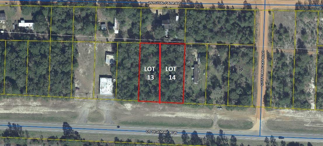 Great price.   Great location. Wooded.  Mossy Head water service.  Adjoining lot #14  also for sale.