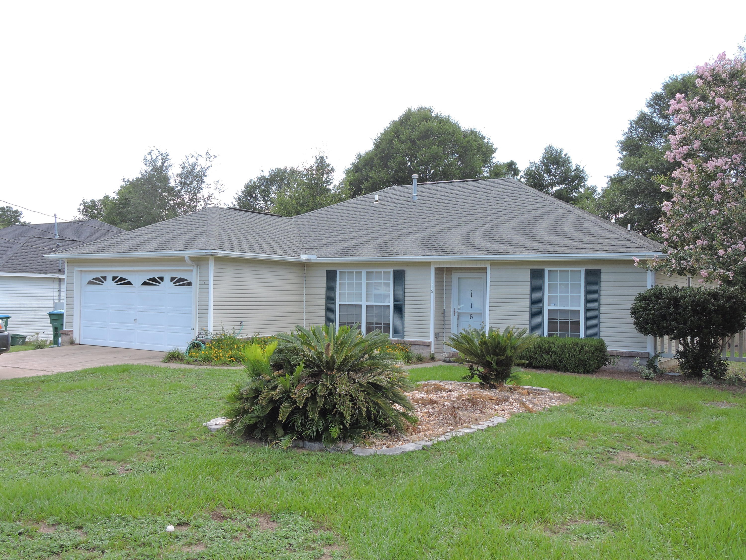 Available 7/1 - South of I-10 - Well maintained 3bed/2bath/2car garage with an large office/flex and heated/cooled florida room off of the living room. The home features a split bedroom design, master suite with upgraded closet storage in master, updated cabinets and tiled floors in master bath. The kitchen features updated lighting, newly painted cabinets, tile backsplash, kitchen island and is open to the dining area. The large almost 300 sqft florida room has a separate high efficency ductless cooling system and overlooks the large backyard and concrete patio thats perfect for entertaining. The Have a Boat/RV? Why pay for separate storage - This property comes with double gates at front & rear and a heavy duty carport 13' high at center and 30' long on a concrete pad.