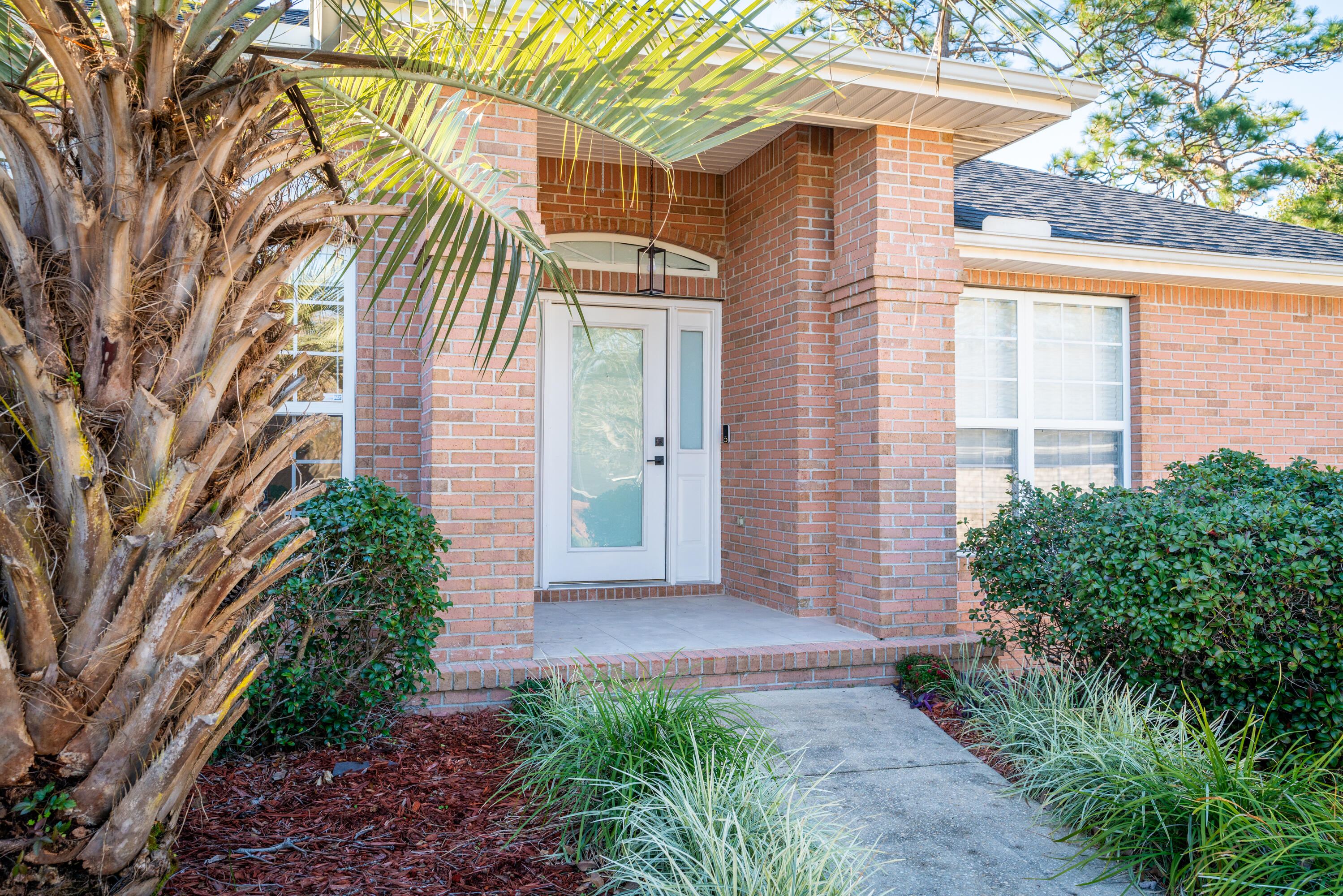 Need South of  I-10. Need 4 bedrooms, maybe a little more yard space for the kids, garden and keeping the boat or camper accessible? All brick home is located in the Steeplechase neighborhood tucked in the back and at the end of a cul-de-sac. Nice! Home has 2 car garage, privacy fenced back yard and a storage shed for the bikes, lawn mower and garden tools. The interior has new light modern fixtures, LVP flooring, granite in the kitchen area, and new stainless steel appliances, all complimenting the recent upgrades. Lastly, the walls and trim were painted in 2023. Home had new roof installed in 2022. Split floor plan has a large master bedroom and a generous master bath with both a soaking tub and a walk-in shower and a walk-in master bath closet. Click more... Formal dining room can be a flex room as There is a good sized breakfast nook for the daily meals. 4th bedroom has a set of French doors and can easily double as a home office. 
Seller only had the opportunity to live in the home for a short time before moving due to a job transfer. Lawn pump and sprinkler system sold-is. There is no gas meter at the house but there is a gas line available. Seller will consider paying $5,000 of buyer closing costs with a full price offer.