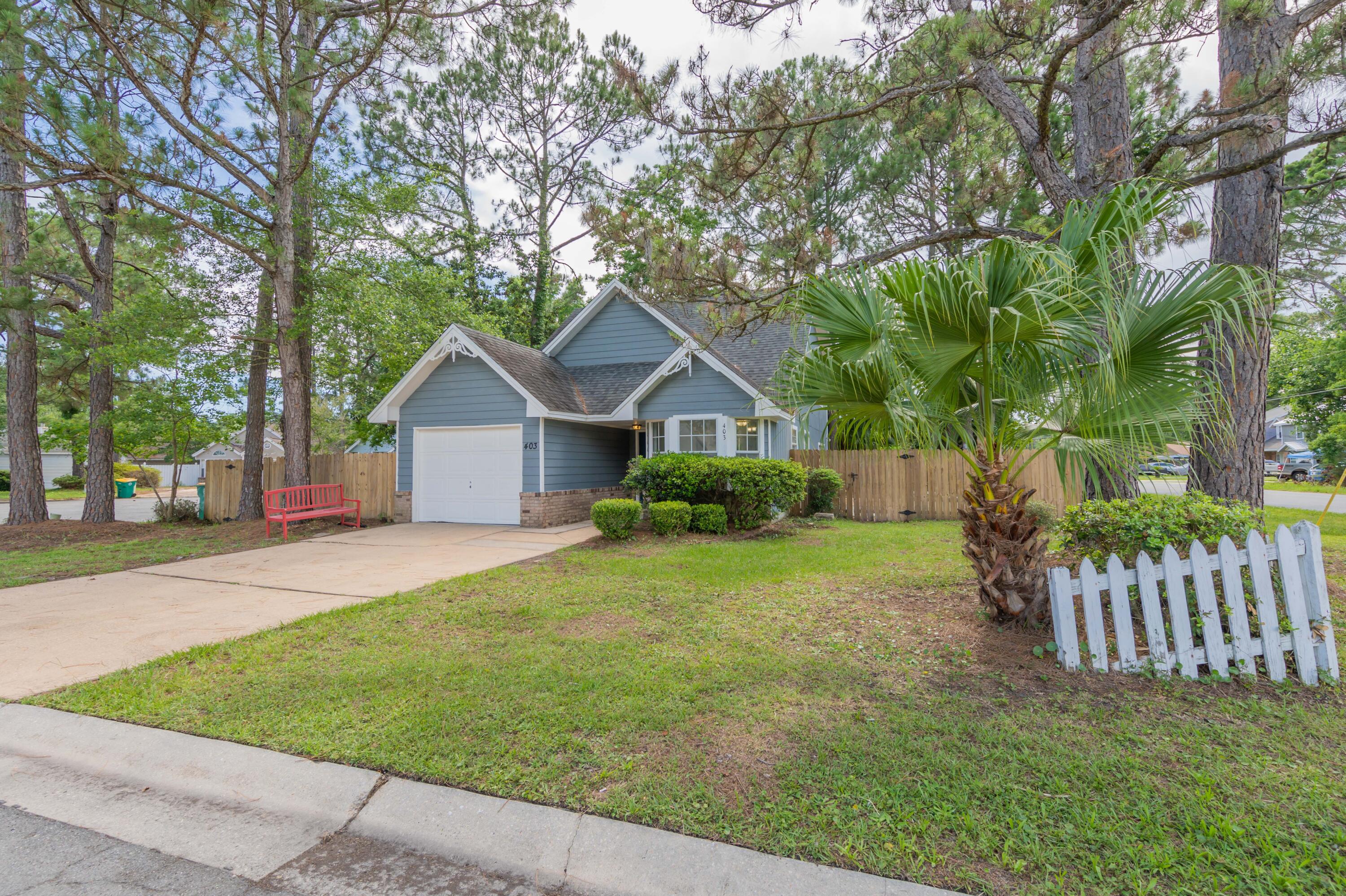 WOW!!!  Offering up to $5,000 towards your closing costs with an acceptable offer!!!  
2022 New updates include, new water lines in walls, fresh paint, new carpet new cabinet refinishing, new epoxy garage floor... 2016 Shingle Roof . fencing repairs are being done. termite bond included! 
 This 3 Bed 2 Bath 2 story home (could easily enclose loft to make 4th bedroom) is centrally located in Fort Walton Beach near Eglin AFB and Back Gate to Hurlburt field. lots of families and neighbors. good yard space for entertaining, and large concrete outdoor patio. corner lot . make your appointment today. contact listing agent with any questions. buyers should verify all dimensions and information for accuracy.