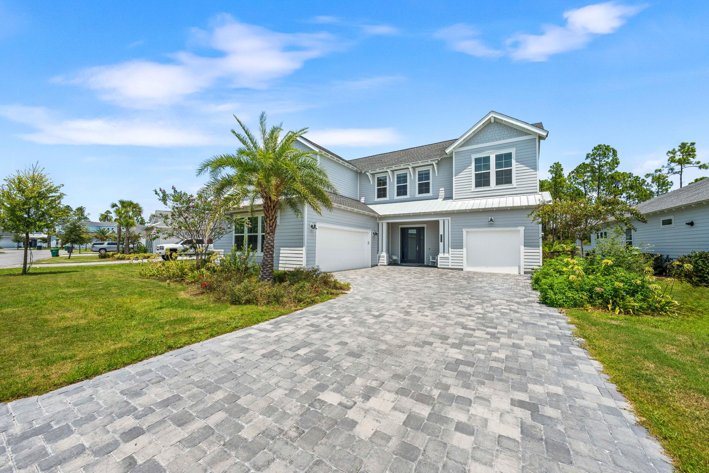 Luxurious 6-Bedroom Home for rent in the gated community of Naturewalk at Watersound Origins. This unfurnished residence offers beautiful finishes and tile selections, large laundry/sand room, 2 car garage, 1 golf cart car garage plus a spacious screened porch overlooking the greenspace. The first floor primary bedroom includes a large ensuite bathroom with walk in shower and separate deep soaking tub. Additional bedrooms and ensuites are on the second level. Neighborhood amenities include a resort style pool, tennis and pickleball courts, fitness center and the Origins Golf Course. Additionally, miles of bike trails and access to the Lake Powell dock for fishing or kayaking.