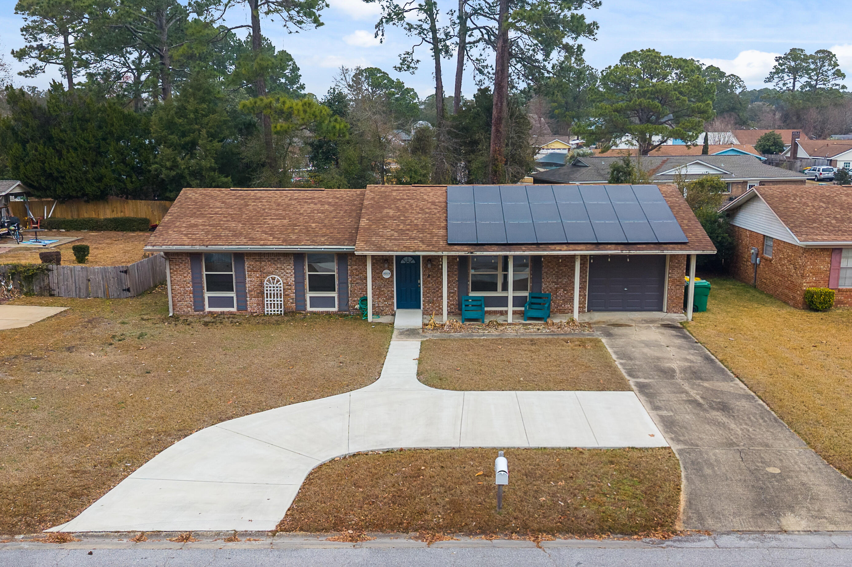 Welcome to 1603 Date Palm Drive in Niceville, Florida - a beautifully renovated home in the heart of one of Okaloosa County's most desirable communities. Perfectly positioned in Niceville, this move-in-ready property blends modern upgrades, thoughtful renovations, and an unbeatable location near top-rated schools, bases, and the bay.

Step inside to discover a bright, open floor plan featuring new luxury vinyl plank flooring, fresh interior paint, updated lighting, and stylish fixtures throughout. The fully renovated kitchen is a showstopper with quartz countertops, stainless steel appliances, custom cabinetry, subway tile backsplash, and a spacious island perfect for entertaining. The primary suite offers a spa-inspired bathroom with a custom tile shower and modern finishes.
Lets Connect!
