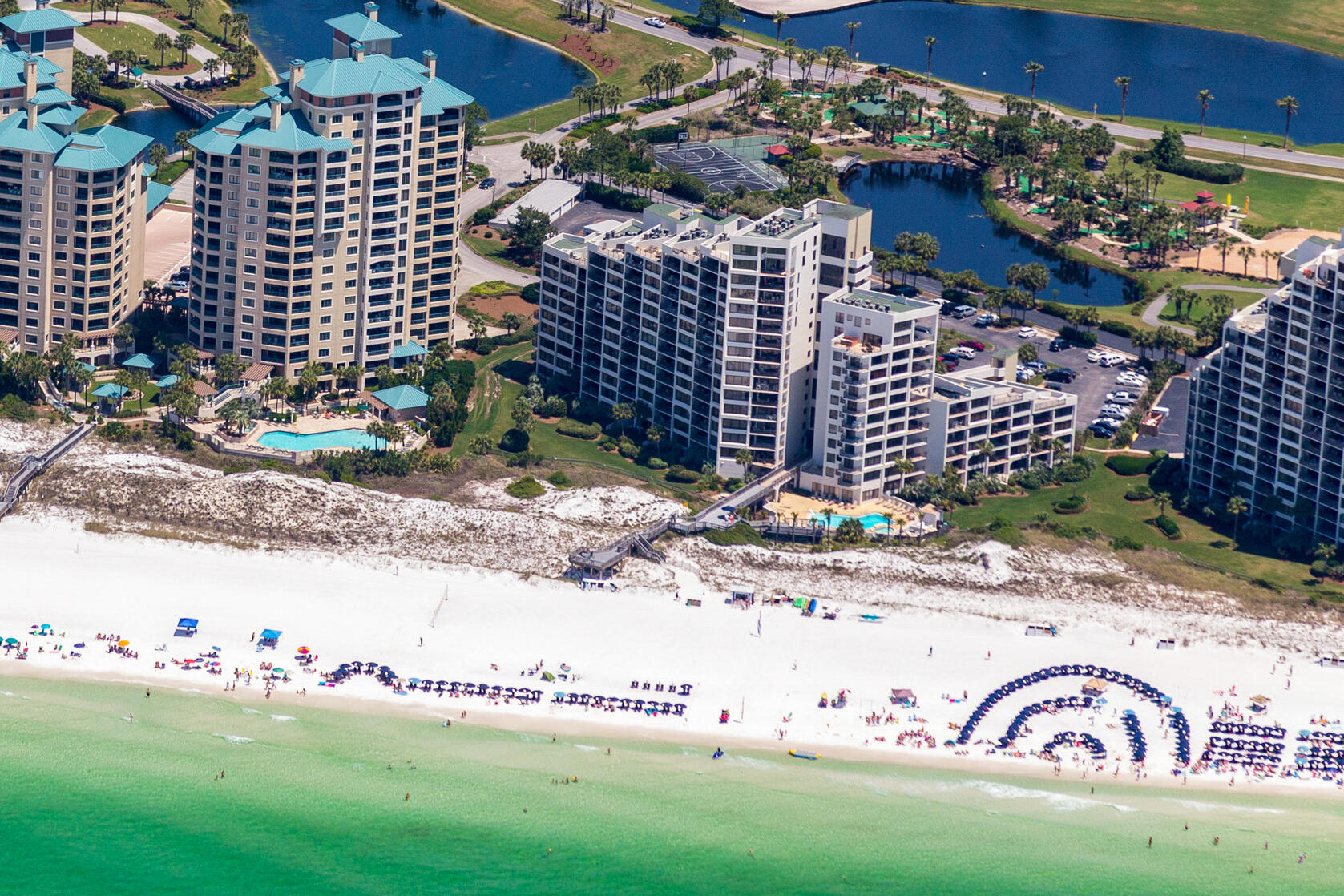 Exceptional gulf views from the wall to wall windows at this 5th floor, west facing 3 Bedroom/2 Bath END unit in the prestigious Sandestin resort. Gorgeous sunsets are yours from the oversized balcony. This Beachside I condo is a popular vacation rental.  [Personal effects/furnishings do not convey. Negotiable.]