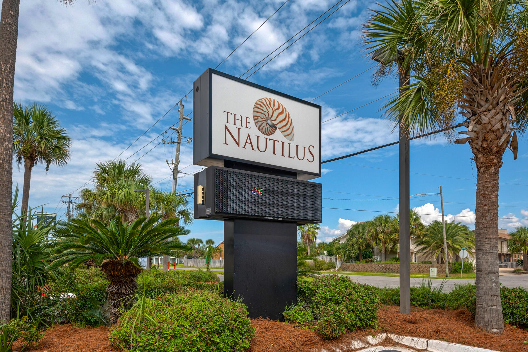 BACK ON THE MARKET AT NO FAULT TO SELLERS. Unit on 5th floor with Beautiful view of the beach and the white sand  all the way to the Okaloosa Island Pier and a view of The Sound (intracoastal waterway) to the north. Front row seat for sunrises, moonrises, and the lights on The Pier at night. The foyer and kitchen have elegant earth tone marble floors. The kitchen has European cabinets, earth tone marble back splash, breakfast bar, stove, oven, and microwave, dishwasher, refrigerator, stainless sink, and laundry closet with stacked washer and dryer. The living room and master bedroom are both on the balcony and gulf view side of the unit, and the kitchen looks through the living room to the Gulf. The living room and dining area have carpet, a ceiling fan, and two sliding glass doors to the balcony. The master bedroom has carpet, mirrored closet doors, and a ceiling fan. The street-side second bedroom has carpet, two mirrored closets, a ceiling fan, and direct private access to the second full bath. This unit is completely furnished and on a rental program. Covered parking for unit owners.