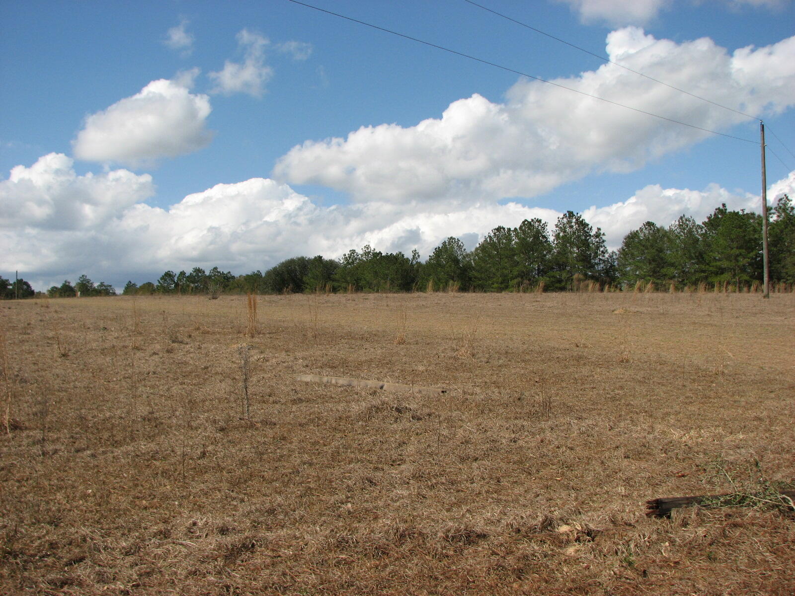 There are two ponds on the south end of the the 20.82 acre parcel.  Power and water are available but no tap fees have been paid.  Home located on the 20.82 acre parcel has been given no value.