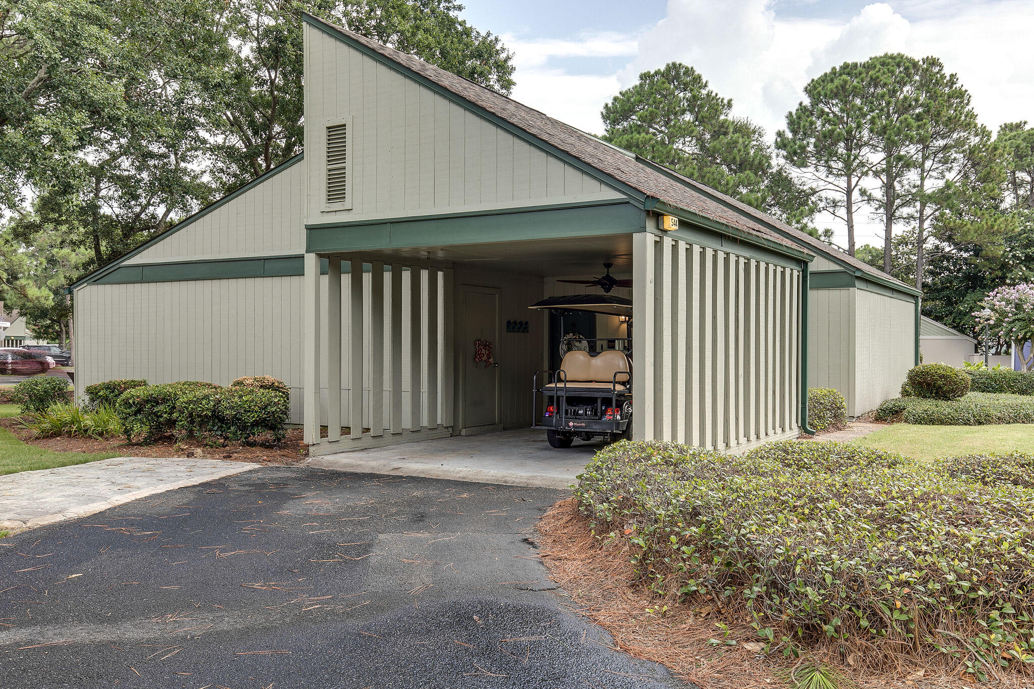 Augusta condo/detached single family home updated in 2018 with paint, new furnishings, new appliances, new sliding doors, 2 sets of custom built queen bunk beds in one of the bedrooms. Bead board and ship lap added in living areas. New ceiling fans and lighting fixtures. This is really a must see property. New $12K 6 seat golf cart to convey with property and sold completely furnished with a few exclusions. Wooded corner lot, brickpavers added for golf cart. Some updates to both bathrooms. 
As an introduction to the Sandestin lifestyle, we invite our new owners to Check out our amenities that make Sandestin special. The listing brokerage and seller(s) are presenting the buyer(s) of this property with (2) 90-minute rounds of Tennis court time, a golf foursome at one of our three

championship courses, a round of golf for up to four (4) players and an invitation to "Club Night" at the unrivaled Burnt Pine Golf Club.

Sandestin Golf and Beach Resort is a major destination for all seasons and all ages, and has been named the #1 resort on Florida's Emerald Coast. This magical resort spanning over 2,000 acres is comprised of over 70 unique neighborhoods of condominiums, villas, town homes, and estates. The resort features miles of sandy white beaches and pristine bay front, four championship golf courses, a world-class tennis center with 15 courts, 4 resort swimming pools (and 15 private neighborhood pools), a 123-slip marina, a fully equipped and professionally staffed fitness center and spa, meeting spaces and The Village of Baytowne Wharf, a charming pedestrian village with events, shopping, dining, family entertainment and nightlife. For true golf cart community living, Grand Boulevard is just outside the resort gates and provides access to additional shopping, dining and entertainment, all without traveling on Hwy. 98. Come to Play, Stay for Life!