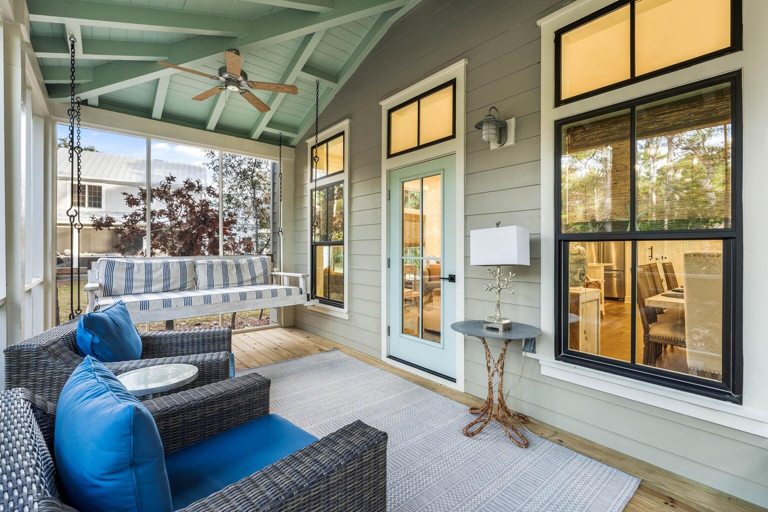 DEEDED DIRECT BEACH ACCESS! This (4) bedroom, (4.5) bathroom stunning beach home completed in 2023 features (deeded) direct beach access, strong rental potential, a community resort pool and is located in Magnolia Cottages in Seacrest Beach on 30A. This designer two-story home is your private oasis as it ensures extra privacy being nestled away and backing up to Deer Lake State Park. This luxury home is turn-key ready coming fully furnished and includes a golf cart. Professionally designed with upscale, high-end finishes and furnishings that perfectly complement the open, airy, and light-filled space.  Invest in paradise on 30A and make this rare opportunity a reality today! pscale details from ceiling to floor can be found throughout the home that includes hardwood flooring, tile, and custom woodwork/shiplap and sliding barn doors throughout. Designer furnishings and upscale décor in neutrals and coastal blues brings a relaxed and bright atmosphere to this two-story beach cottage. The first floor includes an open concept floor plan and spacious main living space that includes a gorgeous kitchen with subway tile backsplash, quartz countertops and a large island with farmhouse sink for extra dining and entertaining space. The large master bedroom with ensuite double vanity bathroom is also found on the first floor. The three remaining guest bedrooms with private baths can be found on the second floor of the home. Enjoy outdoor living at its finest with a convenient outdoor shower and beautiful screened in porch - perfect to enjoy your morning coffee or evening dinners.

Magnolia Cottages is centrally situated between the vibrant destinations of Rosemary Beach, Alys Beach, Watersound Beach and The Big Chill offering an abundance of shopping, dining, and entertainment options. Explore rare coastal dune lakes, bike along the many state park trails, or swim year-round in the heated community pool. Magnolia Cottages is a rare gem along 30A and offers the best beach escape!