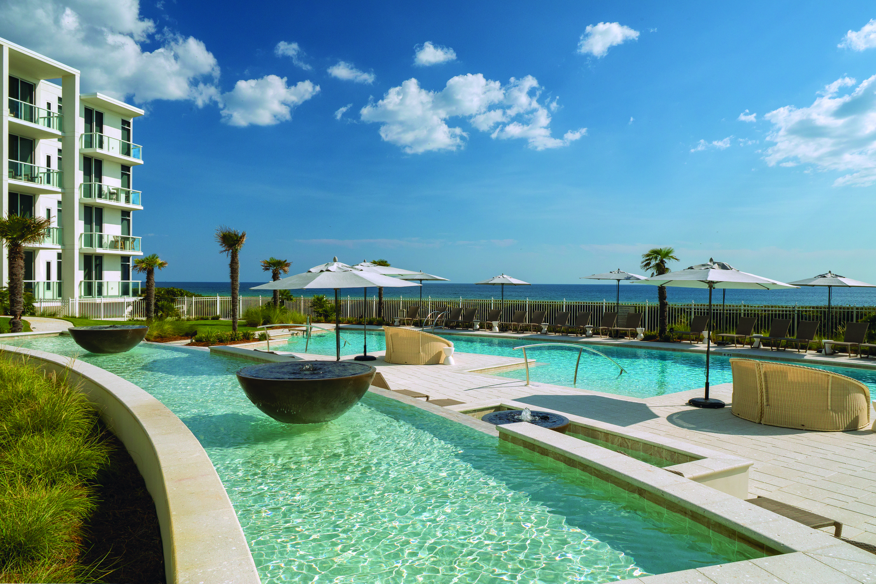 Presiding over 335 feet of majestically elevated beachfront, Thirty-One is the latest in luxury waterfront condominium living along the east end of Scenic Highway 30A. Occupying 3.9 acres, Thirty-One is uniquely designed to deliver an exceptional level of privacy to its residences that are at once away from it all and close to everything.  The largest corner residence available for purchase at Thirty-One, Unit 301 not only offers three exterior perspectives with abundant natural light, but direct access from the private elevator to the impeccably-appointed owners-only club room with catering kitchen.  Other premium amenities include underground secured parking with private storage, private elevator, luxuriously appointed lobby & fitness room.