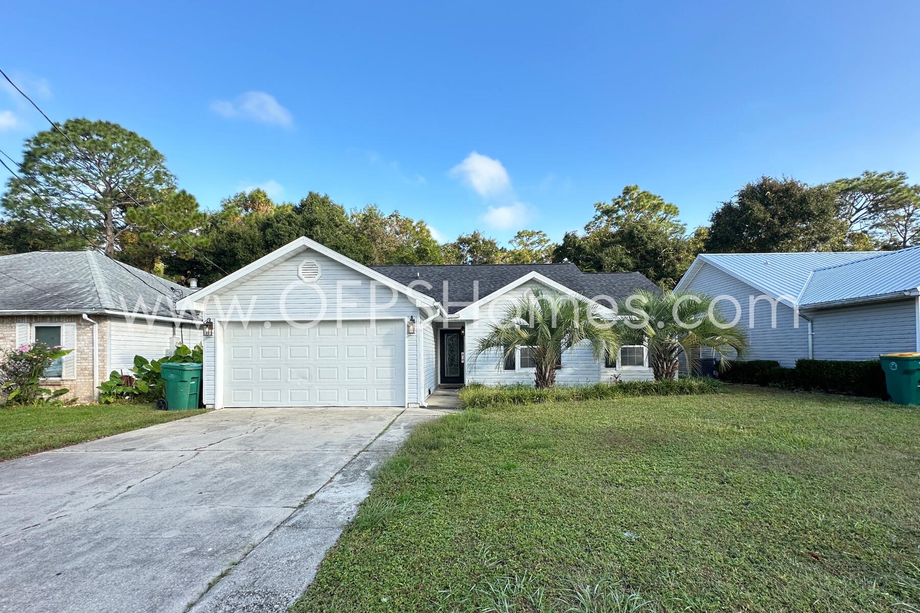 Welcome to this charming 3-bedroom, 2-bathroom single-story home in Fort Walton Beach! With 1,230 square feet of well-designed space, this property offers an inviting floor plan that flows effortlessly, making it ideal for both relaxing and entertaining. Enjoy the convenience of a one-car garage and the privacy of a fully fenced backyard with an enclosed patio—perfect for outdoor activities or pets. Centrally located, this home offers easy access to shopping, dining, and local attractions. Don't miss out on the chance to make this lovely Fort Walton Beach home your own!

AS IS Washer and Dryer included!

NO smoking. 600 minimum FICO credit score required in addition to meeting rental criteria.

Pets allowed upon approval with a non-refundable pet fee and with a Petscreening. Welcome to this charming 3-bedroom, 2-bathroom single-story home in Fort Walton Beach! With 1,230 square feet of well-designed space, this property offers an inviting floor plan that flows effortlessly, making it ideal for both relaxing and entertaining. Enjoy the convenience of a one-car garage and the privacy of a fully fenced backyard with an enclosed patioperfect for outdoor activities or pets. Centrally located, this home offers easy access to shopping, dining, and local attractions. Don't miss out on the chance to make this lovely Fort Walton Beach home your own!
All applicants are required to complete an application on PetScreening.com regardless of if they own a pet or not. Applicants with an ESA are also required to complete the application.

We also offer a security deposit waiver option for tenants such that they do not have to pay a security deposit upfront. Terms and conditions apply. Review addenda for details.

This property is a part of a Homeowners Association and tenants will be required to adhere to certain rules and restrictions. If you have any questions, you may request to view the HOA Covenants prior to application.

** Fees Required once an application is approved include, but may not be limited to: Security Deposit, Non-Refundable Fees (cleaning and rekey), $20 Certified Mail Fee, and Pet Fees (when applicable).