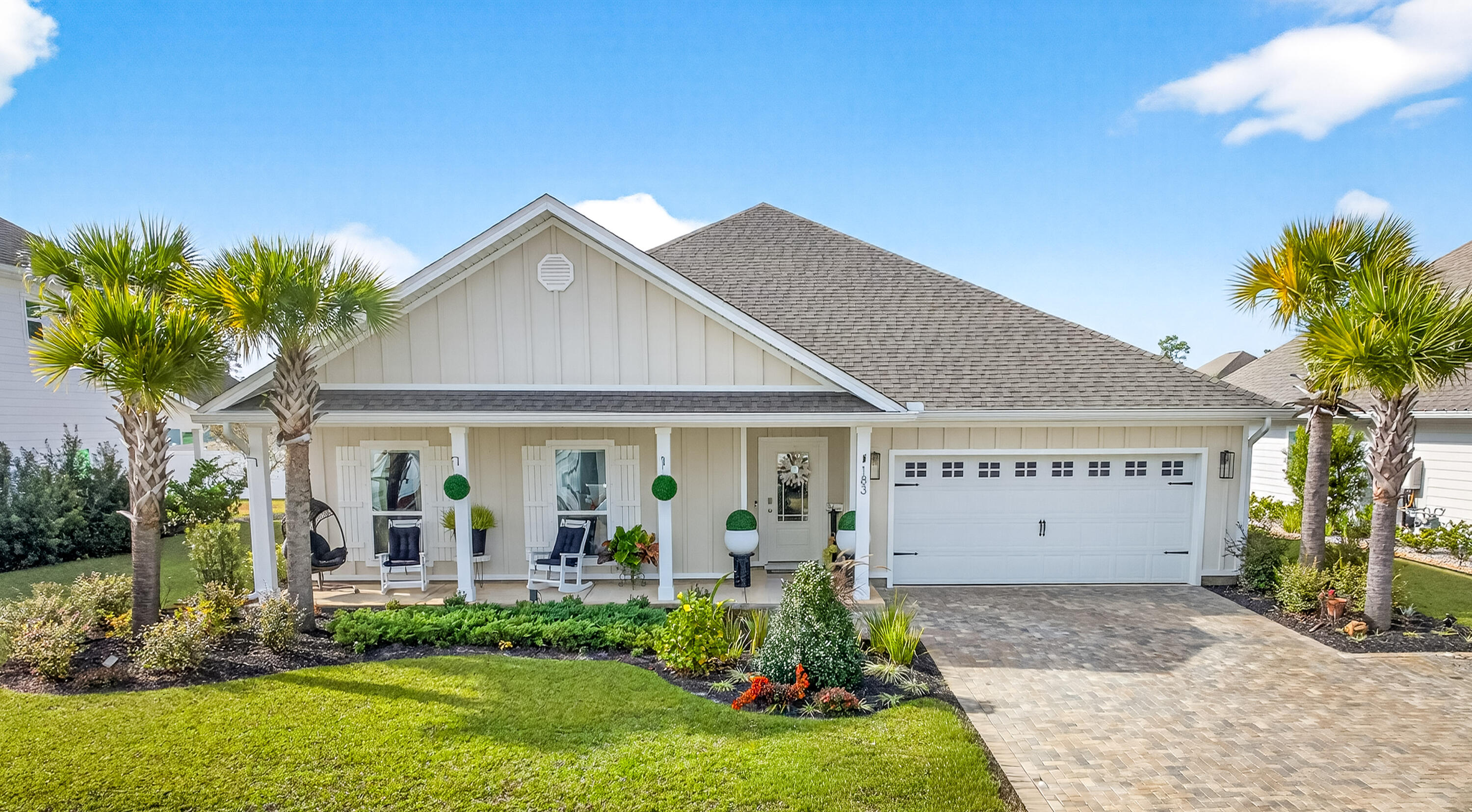 Experience coastal living at its best in this beautifully maintained 4-bedroom, 2.5-bath home, ideally located in the gated Lakeview community—just a quick two-minute bike or golf cart ride to the beach.

Designed for both full-time living and effortless getaways, the bright, open floor plan offers comfort and flexibility for everyday life or hosting family and friends. The custom paver patio and fully fenced backyard create a private outdoor retreat.  Lush landscaping and an extended paver driveway offers exceptional curb appeal.

Residents enjoy access to a sparkling community pool and the convenience of being moments from the pristine beaches of the Emerald Coast.
Whether you're seeking a primary residence or a second home near the beach, this inviting property offers the ideal blend of lifestyle, comfort and location.