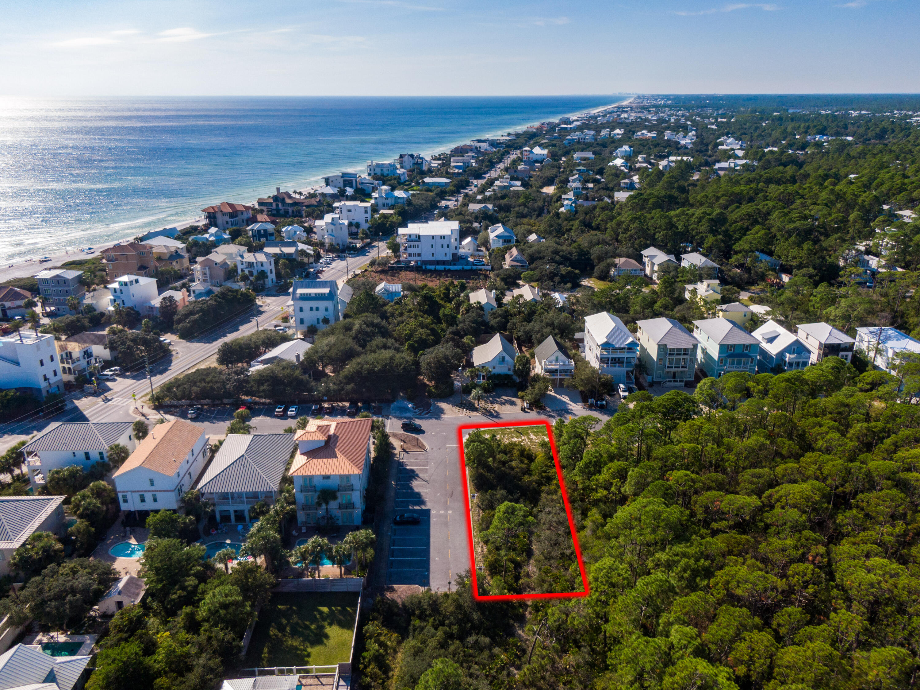 Gulf views with easy Beach access. Endless possibilities, this premium lot is located less than 750 feet from the Santa Clara Beach Access. One of the best locations available at this price, build your home on this lot and enjoy views of the Gulf of Mexico. 
Located in heart the of Seagrove Beach, this lot offers the Epitome of 30A living. Traverse East or West on 30A to explore the local dining and entertainment. Seaside is 1 mile to the West, Publix in WaterColor is just 1.5 mile to the North. Rosemary and Alys Beach are just 15 minutes to the East. Dont let this rare opportunity slip away ! The Santa Clara Beach Access is newly renovated, features showers, restrooms and of course the famous white sand of the Emerald Coast. From Northwest Florida Beaches International Airport (ECP), you could be pulling in to your newly built home or rental property, and headed to the beach within 45 minutes.