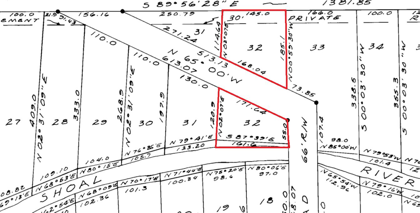 SHOAL RIVER S/D - Land