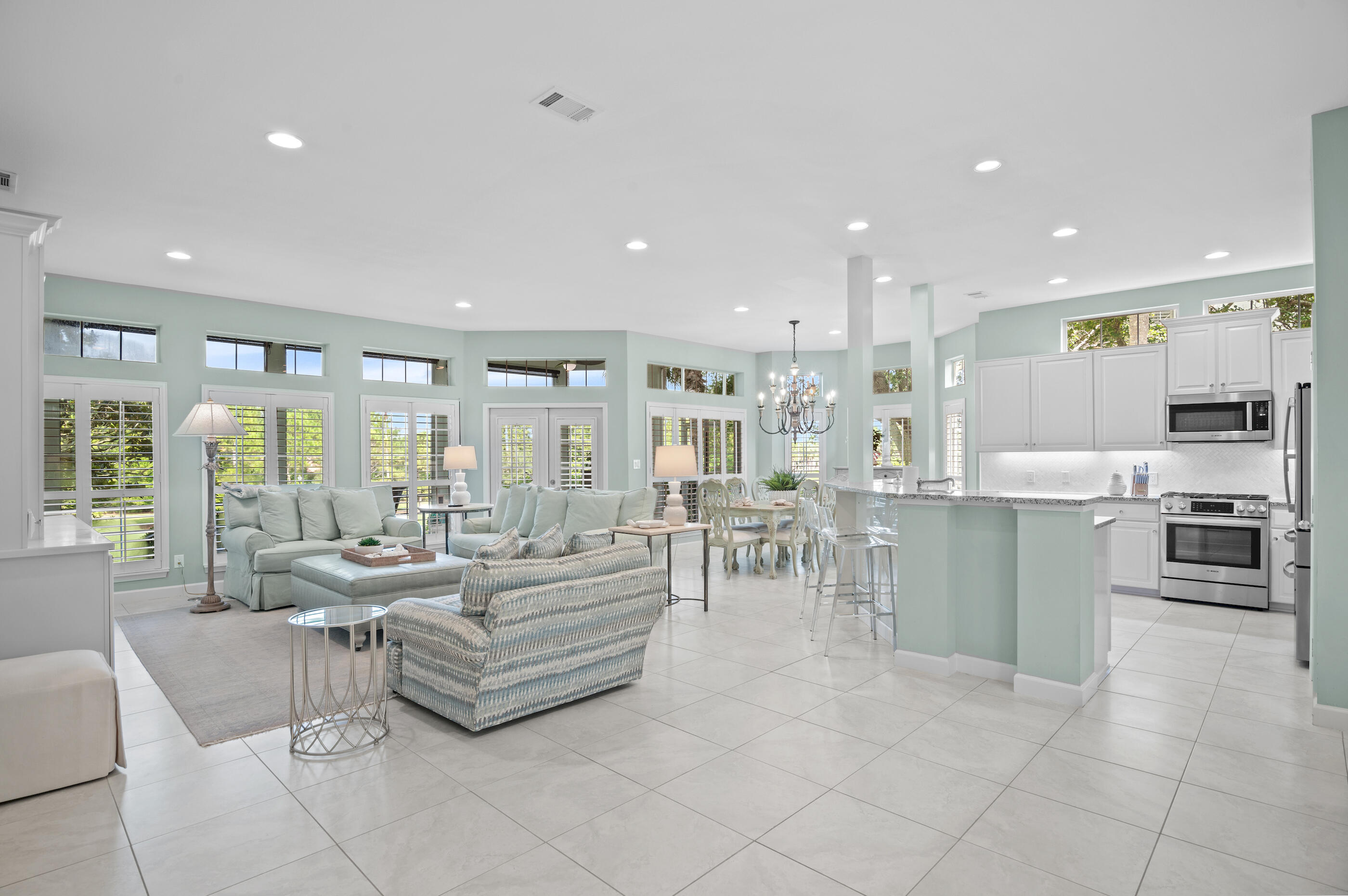 Located in the popular neighborhood of Tivoli by the Sea III on the beach side of the beautiful Sandestin Golf and Beach Resort, this upgraded first-floor condo is perfectly suited for both investors and vacation homeowners. With views of the 15th hole of Baytowne Golf Course and a spacious screened-in porch, you can enjoy peaceful mornings and vibrant sunsets in true resort style.
The condo is fully furnished with coastal decor and includes a 2022 EPIC 6-passenger electric golf cart (Model E60), perfect for quick trips to the beach, just minutes away. The seasonally heated community pool is a short walk from the unit. The condo location also provides convenient access to Highway 98 for easy in and out of the resort.
This well-maintained condo has never been rented, has no stairs, and has been thoughtfully cared for by its current owner. The unit has custom built-ins and ample storage, with both exterior and interior storage closets. Used as a second home, it features a number of high-quality upgrades that enhance both comfort and functionality. Recent upgrades since 2022 include Resolve LVP flooring in the master and third bedroom (5-year warranty), a Bosch dual fuel range, Bosch microwave and dishwasher, a GE multi-door bottom freezer refrigerator, Scotsman shaved ice maker, new American Standard A/C and heating unit with Wi-Fi thermostat, new garbage disposal, and three manual sunshade patio blinds (with a 5-year fabric warranty). All window glass has been replaced by Seaglass Window Company and new ceiling fans have been installed in the bedrooms.
The Tivoli by the Sea III Association installed a new roof in 2021 (50-year and hurricane wind warranty), as well as painted the exterior and added dedicated golf cart parking with charging station in the last few years.
Sandestin Golf and Beach Resort spans over 2,400 acres from the Bay to the Gulf, offering an unmatched resort lifestyle with four championship golf courses, 15 tennis courts, multiple pools, a full-service marina, and miles of walking and biking trails. Residents enjoy beach access, the lively Village of Baytowne Wharf, and upscale shopping and dining at Grand Boulevard.
This is a turnkey opportunity to own a beautifully updated condo in one of the Emerald Coast's most desirable communities.
