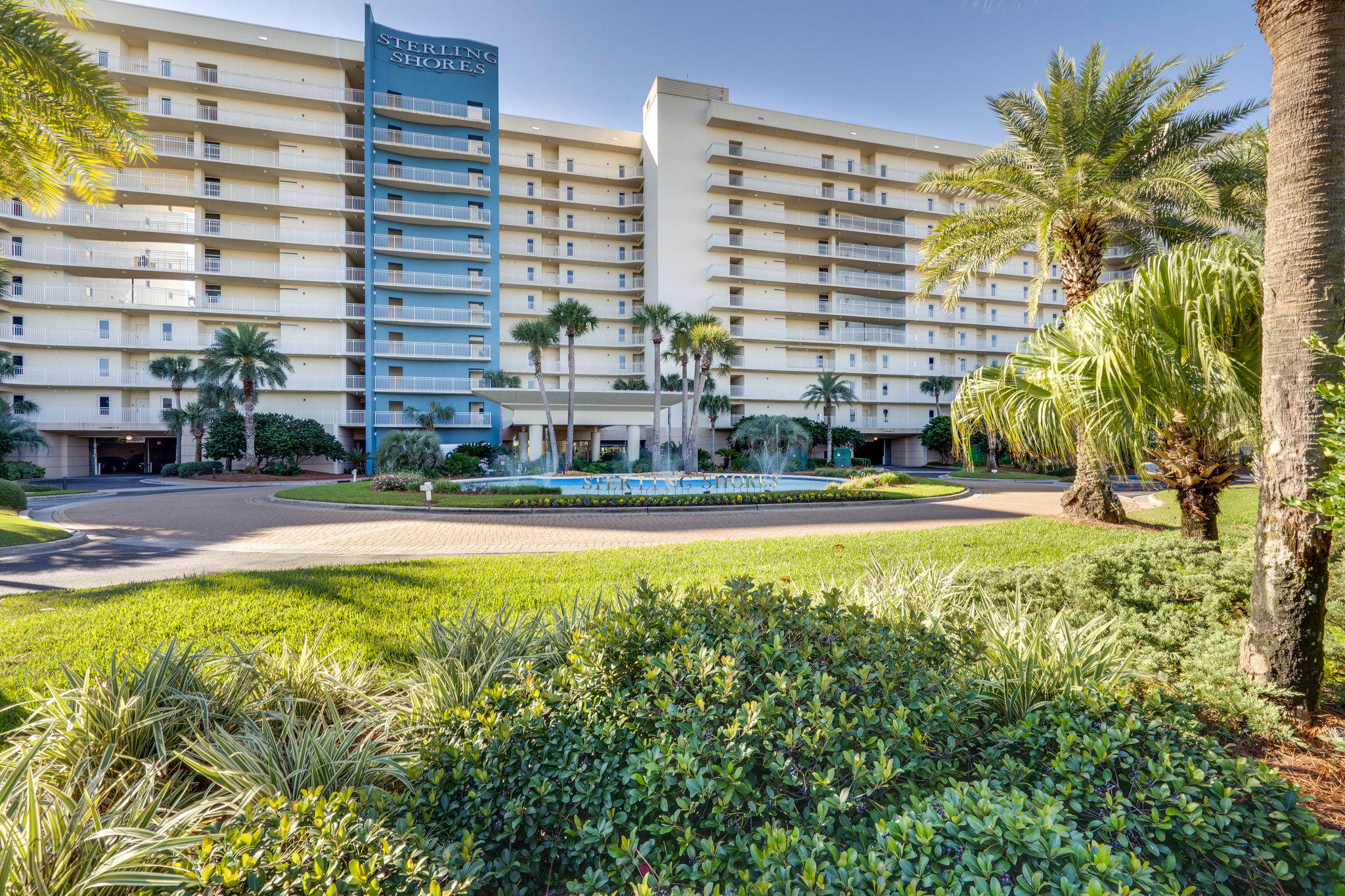 This is the perfect investment property or second home. Here's why: You get INCREDIBLE VIEWS of the Gulf of Mexico and RESORT STYLE AMENITIES. It's a 2-bedroom, 2-bathroom condo so there is plenty of space and it comes FULLY FURNISHED. Add to this that it comes with a DEEDED COVERED PARKING SPOT and DEEDED STORAGE and you have the perfect investment property or second home. Inside, you are going to love the fact that both the living area and the GULF FRONT MASTER open onto a large over-sized balcony. The kitchen has updated stainless steel appliances, lots of cabinets and storage, and a high breakfast bar. The guest bedroom is set up with two twin beds and is perfect for extra family and friends. Sterling Shores has amenities that very few other complexes can offer: a 4,300 sf lagoon-style pool,private GULF FRONT BEACH CLUB with an additional HEATED POOL and bar & grill; 400 foot beach, 
the resort also offers: a fitness center, BBQ grills and picnic area, 9-acre private/gated grounds with lush tropical landscaping, free in-room and theater movies, high-speed internet access, seasonal children's programs and a beach rental service. If you are looking for a turn-key condo for an investment or simply a beach getaway  this is the condo for you.