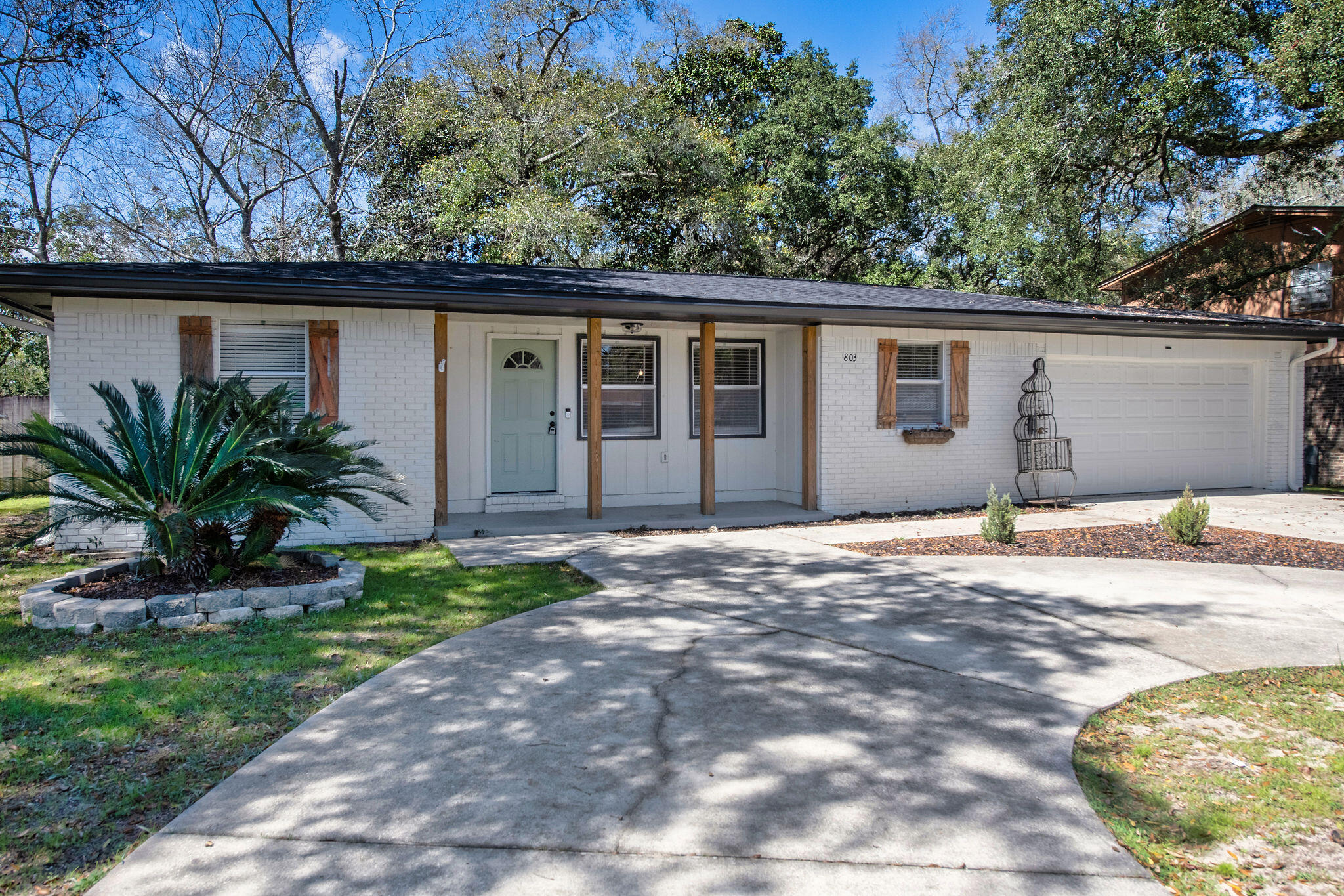 Now AVAILABLE! 
Major updates have already been completed, including a newer roof, newer HVAC interior unit, and a newer water heater, & full home generator offering added peace of mind. Inside, the beautifully renovated kitchen features newer cabinetry, granite countertops, a stylish tile backsplash, updated sink and faucet, newer appliances, modern lighting, and updated flooring. This home offers a large circular driveway along with a two car garage for plenty of parking! The home is highlighted by a custom in-wall fireplace with a decorative accent wall, creating a warm and inviting focal point. Step outside to enjoy the spacious, fully fenced backyard with two storage sheds, providing plenty of room for outdoor activities, storage, and added privacy. Schedule a showing today!