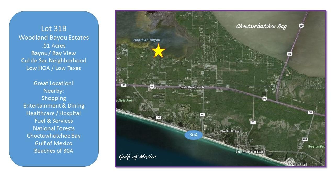 WOODLAND BAYOU ESTATES - Land