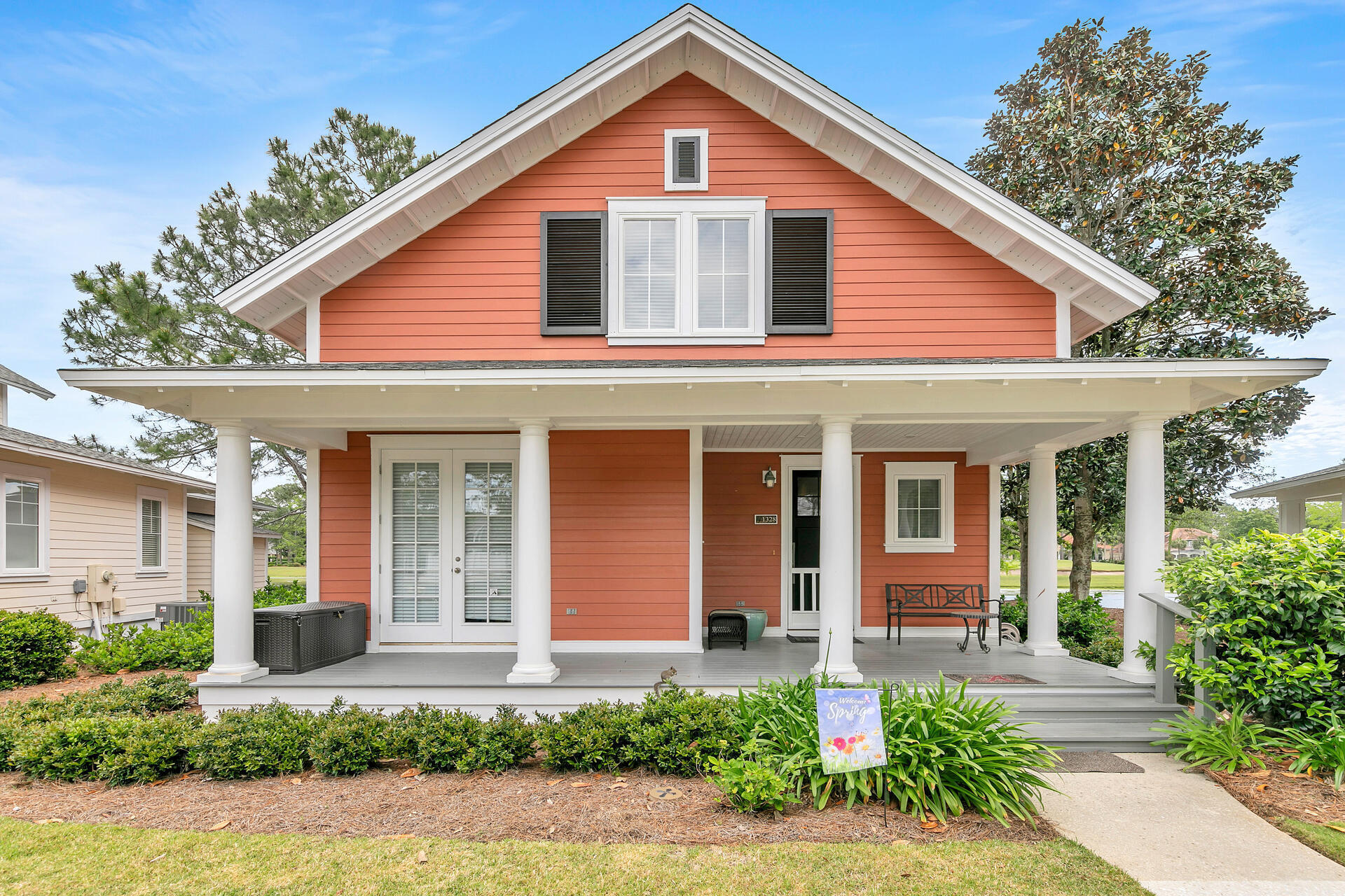*New roof installed 6/20/24!  Experience the ultimate in coastal living with this stunning lakeside cottage located in Laurel Grove! This beautiful Lakefront, 3 bedroom, 3.5 bath Florida Coastal Cottage sits tucked away on a charming cul-de-sac in one of Sandestin' s most quaint and picturesque neighborhoods and overlooks the 17th hole of the Raven golf course. It has a large back yard and two parking spaces. Super floorplan seamlessly connects the living, dining, and kitchen areas. The renovated kitchen opens to the living area for ease of entertaining and is equipped with high-end stainless appliances, ample counter space, granite countertops, and breakfast bar. Whether you're sipping your morning coffee on the screened back porch outside or unwinding in the cozy living room, this home offers stunning views of the lake and the sun-kissed fairways of the golf course.  The very convenient first floor master suite has a custom walk-in shower, raised panel cabinets, and granite counter tops. Upstairs, the second and third bedrooms are large, and both have good-sized closets. This cottage provides a peaceful retreat while still being conveniently close to all amenities Sandestin has to offer and would be a wonderful full time, second home, or could be easily transitioned to a rental program. Plenty of thoughtful storage throughout. The Laurel Grove community features its own club house with kitchen facilities, fitness room and, a large pool area. Sandestin Golf and Beach Resort features more than seven miles of beaches and pristine bay front, four championship golf courses, 15 world-class tennis courts, a 226-slip marina, a fitness center, spa and celebrity chef dining. Shop, dine and play at the charming pedestrian village, The Village of Baytowne Wharf and more. Inside the gates of the resort, residents enjoy a balanced lifestyle of high-class living, spanning the 2,400 acres from the beach to the bay. Everything within the gates of the resort is accessible by golf cart or bicycle. The entire resort is interconnected by miles of pedestrian, bike and golf cart paths that weave through groves of live oaks, meandering past natural lagoons, fountains, man-made lakes, and meticulously landscaped fairways. Whether you're seeking a year-round residence, a vacation retreat, or an investment property, this home offers a rare opportunity to indulge in the best that Florida has to offer. Schedule your private tour today and discover your own piece of paradise!