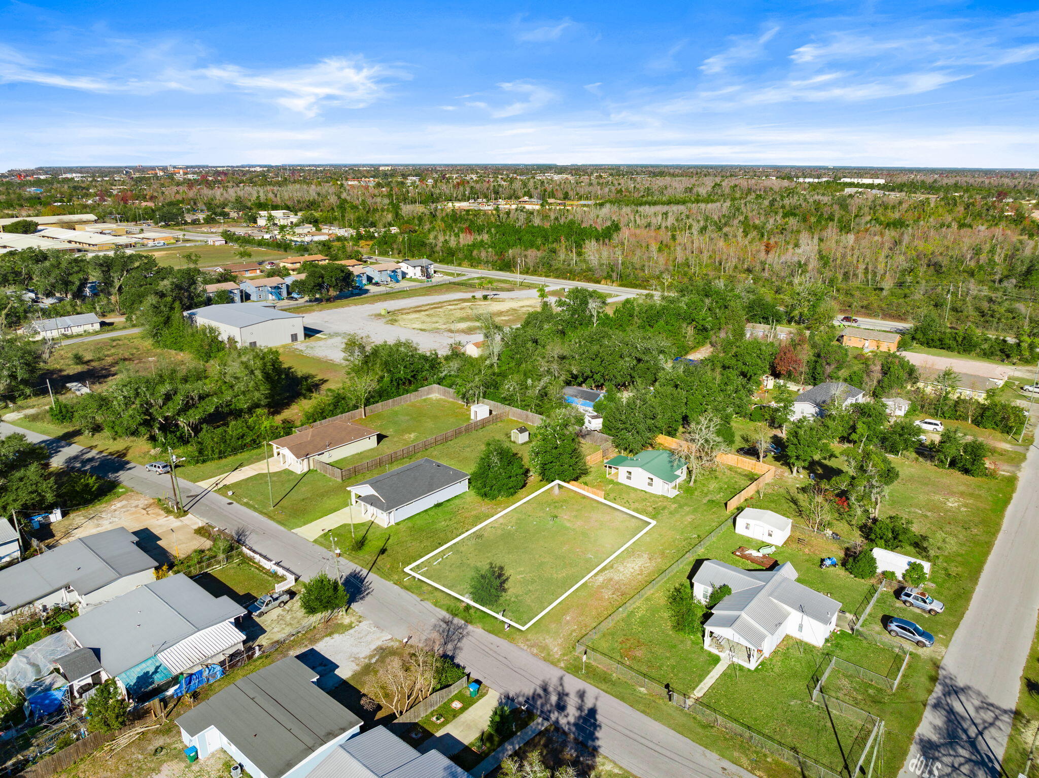 Fantastic opportunity to build your next home! This 0.16-acre building lot offers a convenient location near Panama City and Tyndall Air Force Base, making it ideal for a primary residence or future investment. The lot is well-suited for new construction and provides a clean slate to bring your vision to life. Survey available for review. A solid option for buyers seeking location, flexibility, and long-term value.