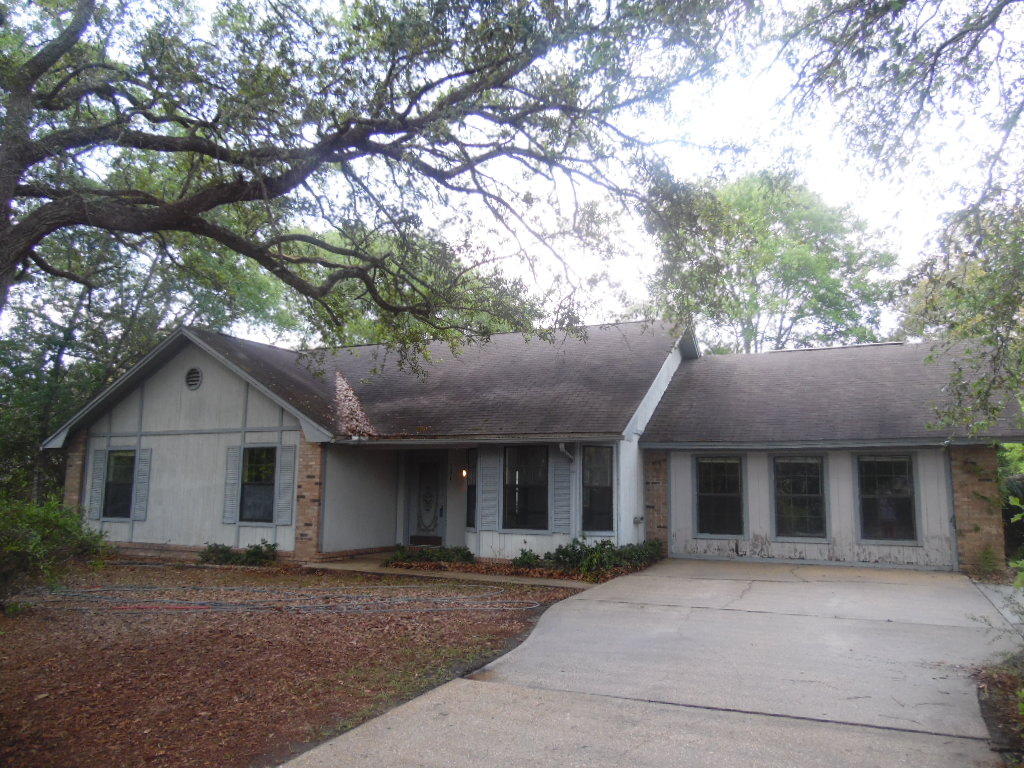 With a little love this 3 bedroom, 2 bath REO home with a converted garage would be the perfect residence or rental investment. Beautiful hardwood trees on this oversized corner lot, add to the peaceful tranquility of the neighborhood. The location is close to Military Bases, schools, shopping restaurants and employment opportunities!