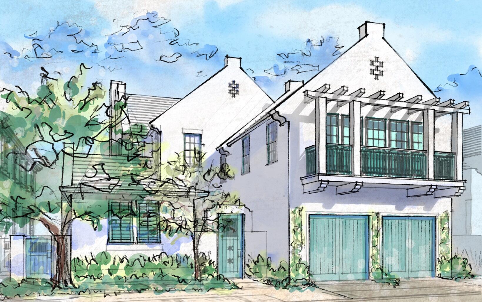 This Somerset Home, GG2, features streetscapes characterized by white garden walls that open onto a rugged natural landscape. A neighborhood that is bit more ''Country'' than ''Town.''Much emphasis was placed on outdoor living with an open arrangement of interior spaces extending outdoors with garden rooms and courtyards shaded by trellises and arbors. Outdoor gathering places with firepit alcoves, water features, thoughtfully placed pools, covered summer kitchens and bars, and screened garden rooms are designed to maximize each property's use and enjoyment. GG2 fronts the 20-acre Nature Preserve, in close proximity to the The Silva amenity to be delivered in the GG Block. The Silva will be comprised of a central event lawn, an enclosed pavilion opening onto the event lawn, pool, and covered terrace with bar and café.
