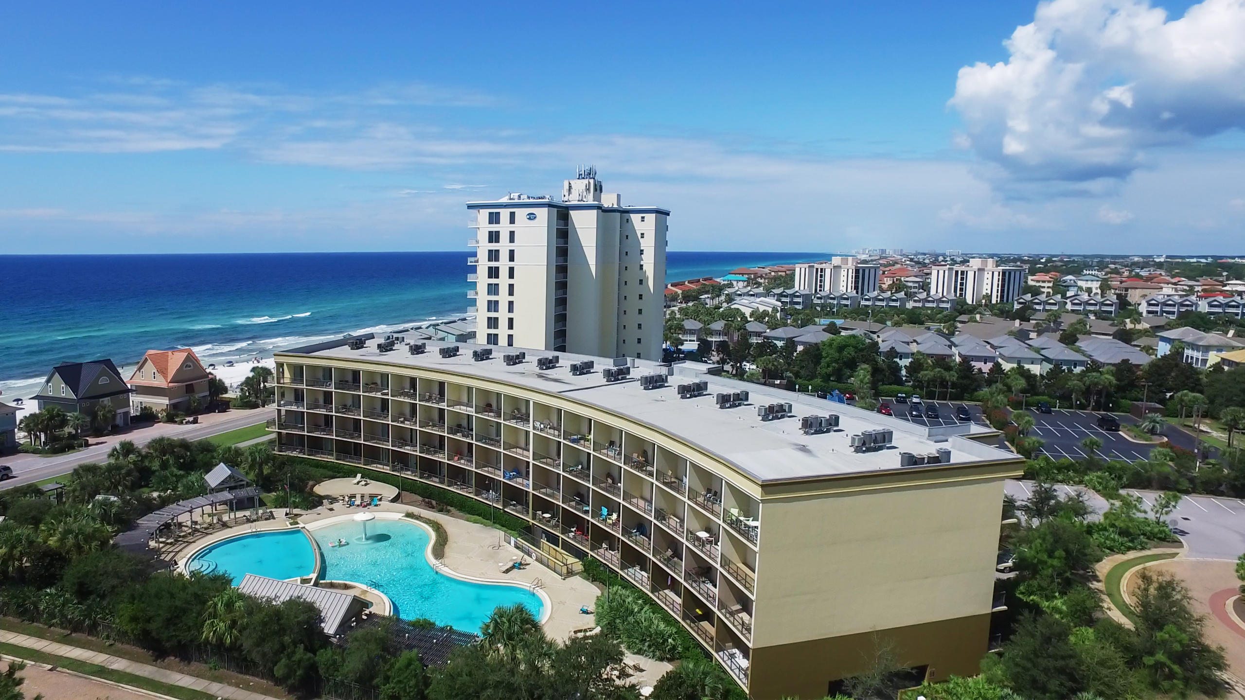PRICE REDUCED!! GREAT OPPORTUNITY TO PURCHASE IN THE POPULAR BEACH RESORT CONDOMINIUMS. BEACH RESORT CONSISTS OF ONLY 64 UNITS AND HAS MANY AMENITIES INCLUDING A 5,000 SQ FT BI-LEVEL ZERO-ENTRY POOL WITH HOT TUB, HUGE SUN DECK, CHARCOAL BBQ GRILLS, AND DEEDED BEACH ACCESS WITH 300 FEET OF BEACH FRONT. THIS TASTEFULLY DECORATED CONDO HAS 9 -1/2' CEILINGS AND OVERLOOKS THE BEAUTIFUL POOL AREA WITH TROPICAL LANDSCAPING. THIS ONE BEDROOM AND TWO FULL BATHS UNIT COMFORTABLY SLEEPS SIX WITH IT'S BUNK ROOM AND IS BEING OFFERED FULLY FURNISHED AND RENTAL READY. IT ALSO COMES WITH A VERY DESIRABLE DEEDED GARAGE PARKING SPACE. PERFECT INVESTMENT PROPERTY OR SECOND HOME.
