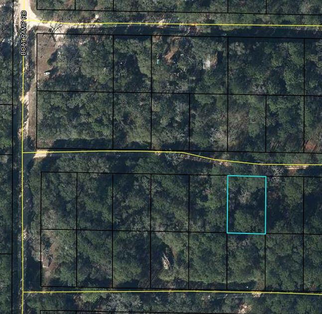 Wooded lot, great getaway spot for a temporary RV site. Walking distance to Choctawhatchee River. Lot not big enough for septic tank, no sewer available. Zoned Agriculture in Holmes County, FL.  Owner is licensed FL real estate broker.