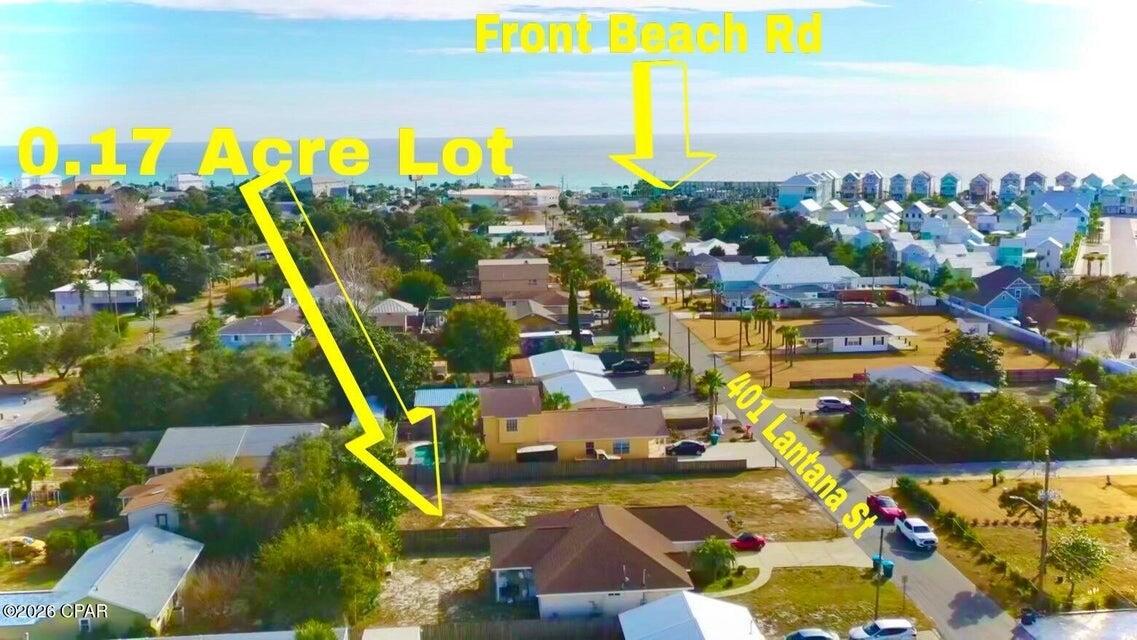 Beautifully situated lot just a short stroll from the beach, offering the perfect blend of coastal living and everyday convenience. Ideally located between Highway 98 and Hutchinson Boulevard, the property provides easy access from both routes, making travel around town quick and seamless. The lot has been recently cleared and is ready for new construction, saving time and preparation costs for the next owner. Electric and sewage are already in place, allowing you to move forward with building plans right away. Whether you are looking to create a primary residence, vacation home, or investment property, this location offers exceptional potential in a highly desirable beachside area.